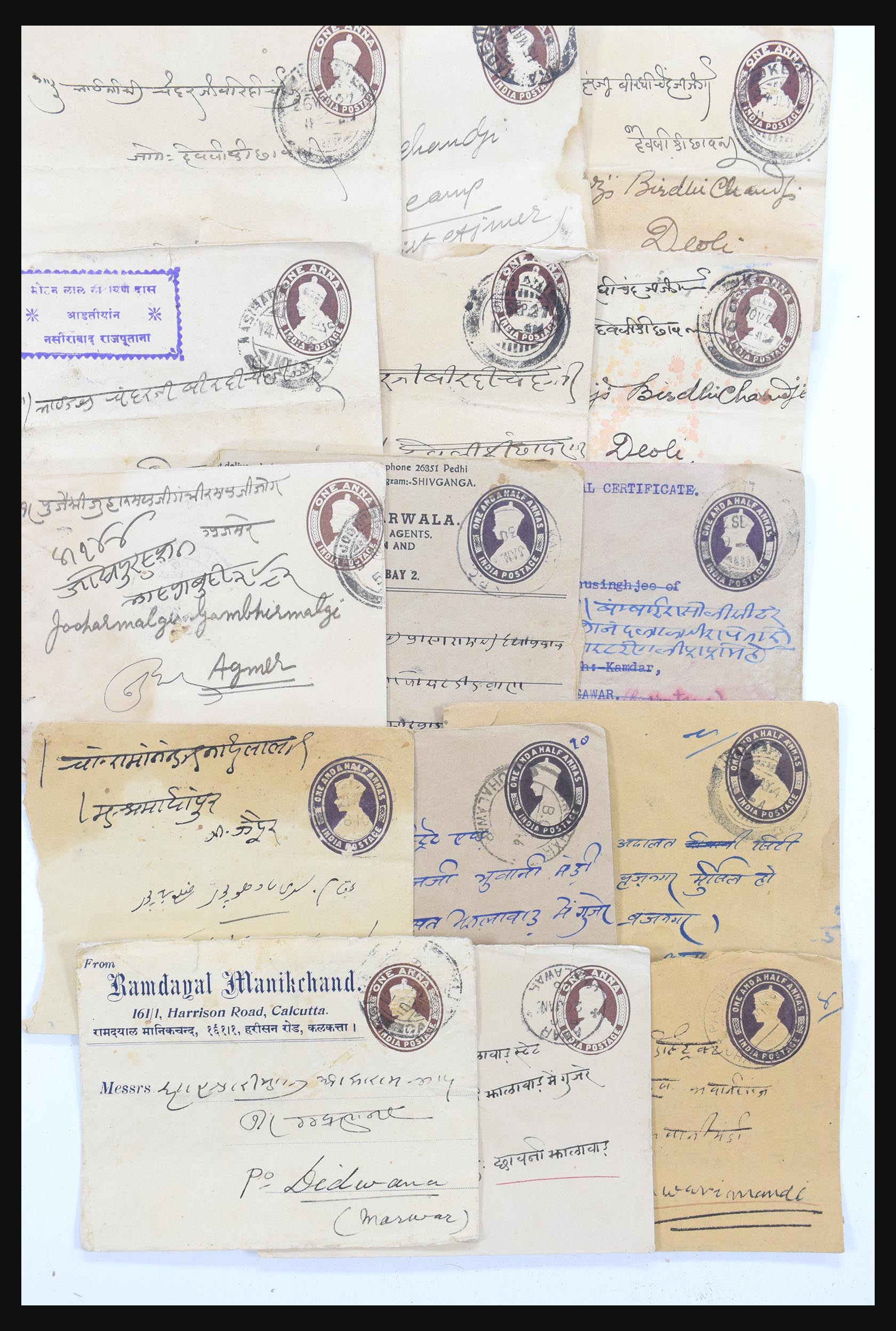 30686 590 - 30686 India and states covers 1900-1945.