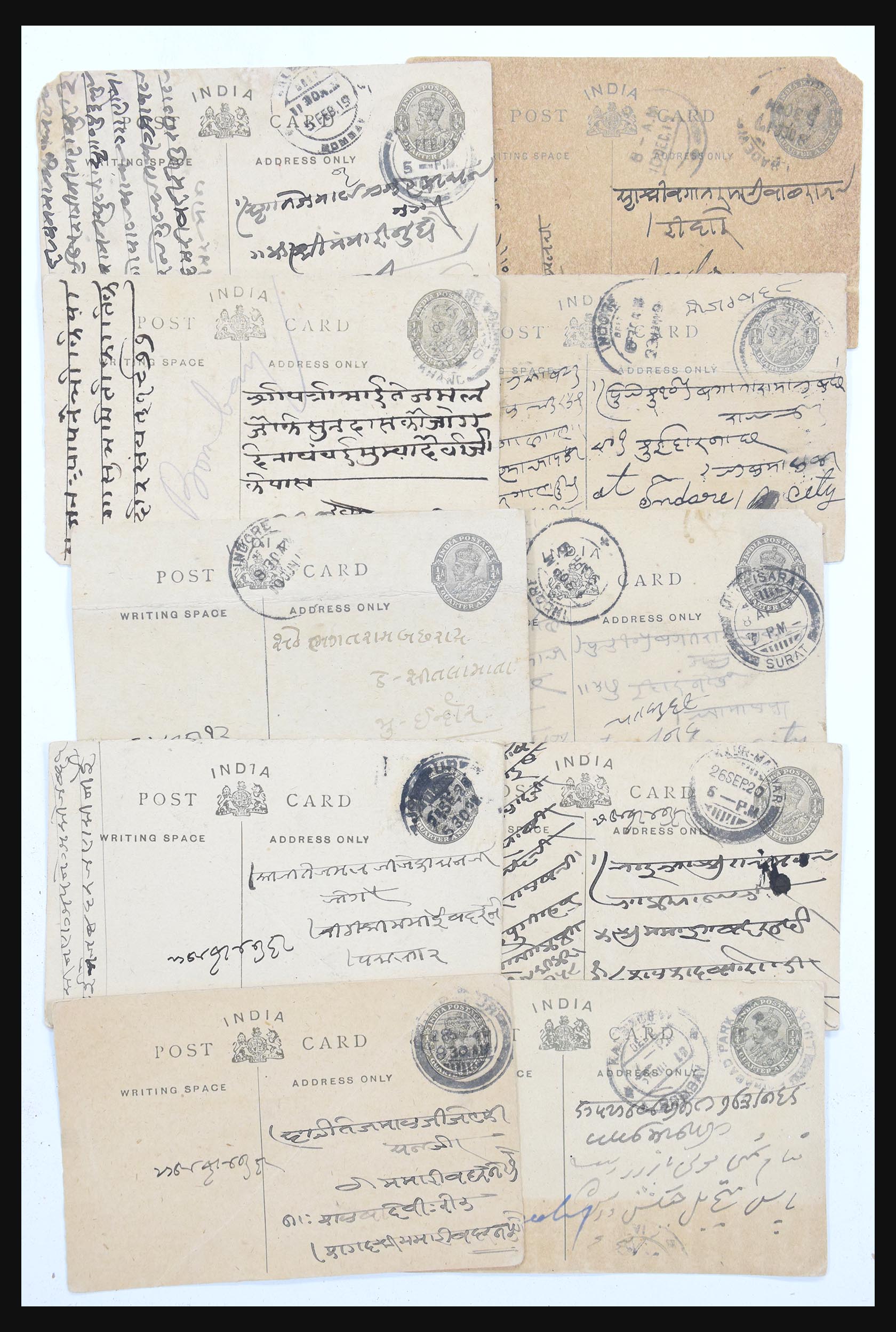 30686 608 - 30686 India en staten brieven 1900-1945.