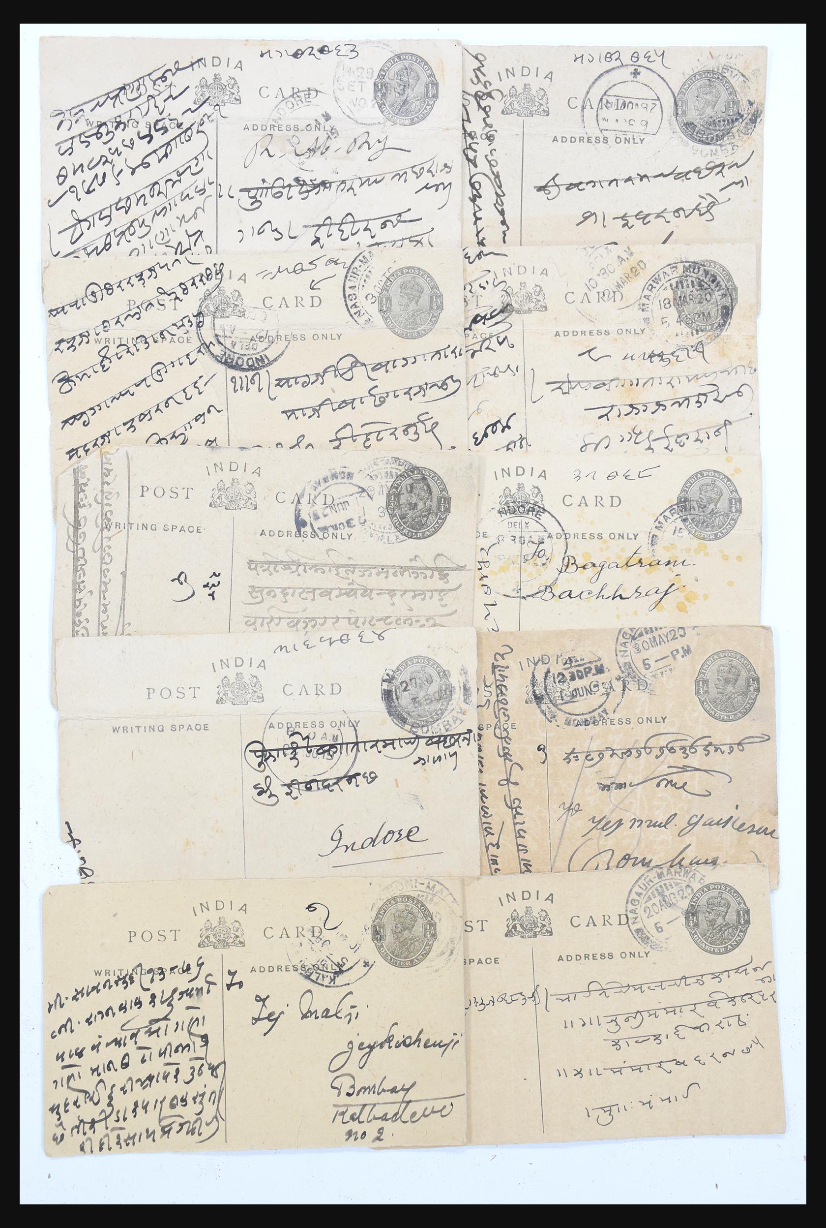 30686 609 - 30686 India en staten brieven 1900-1945.