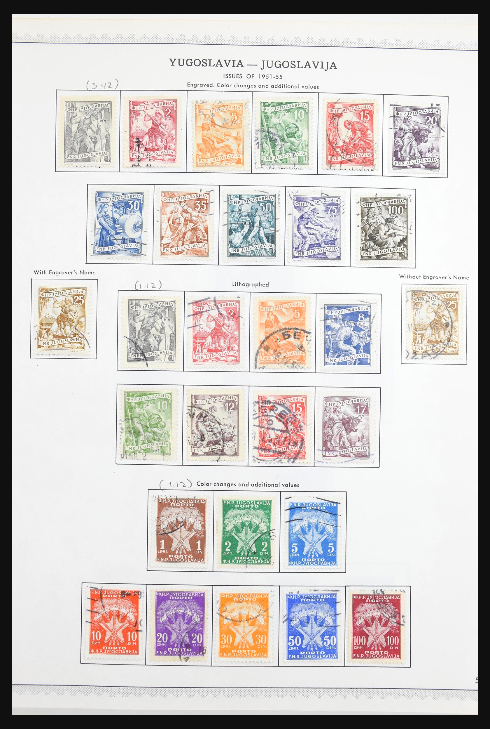 30692 055 - 30692 Yugoslavia 1918-1998.