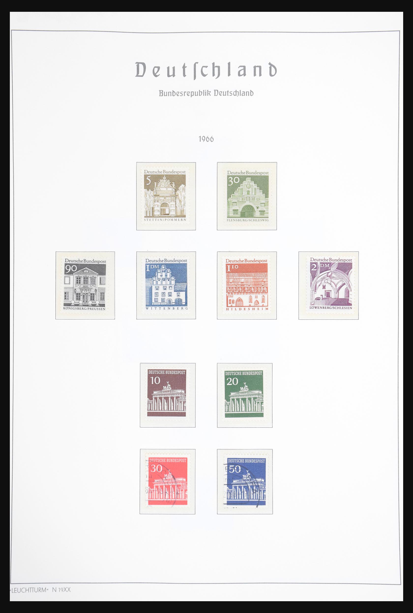 30719 036 - 30719 Bundespost 1949-1978.