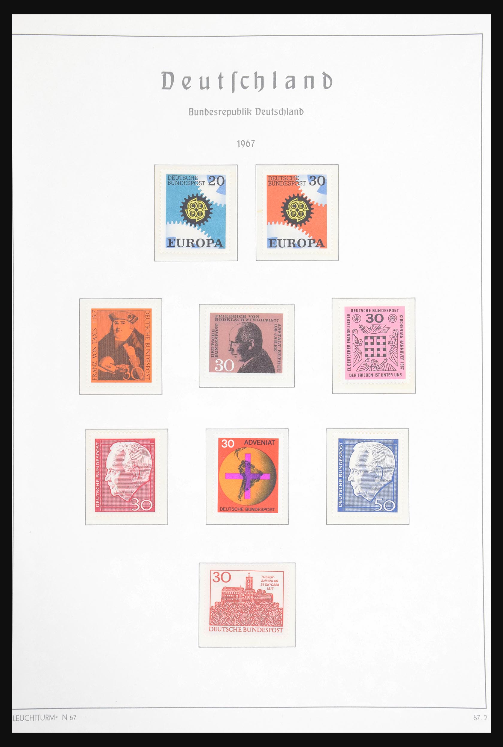 30719 038 - 30719 Bundespost 1949-1978.