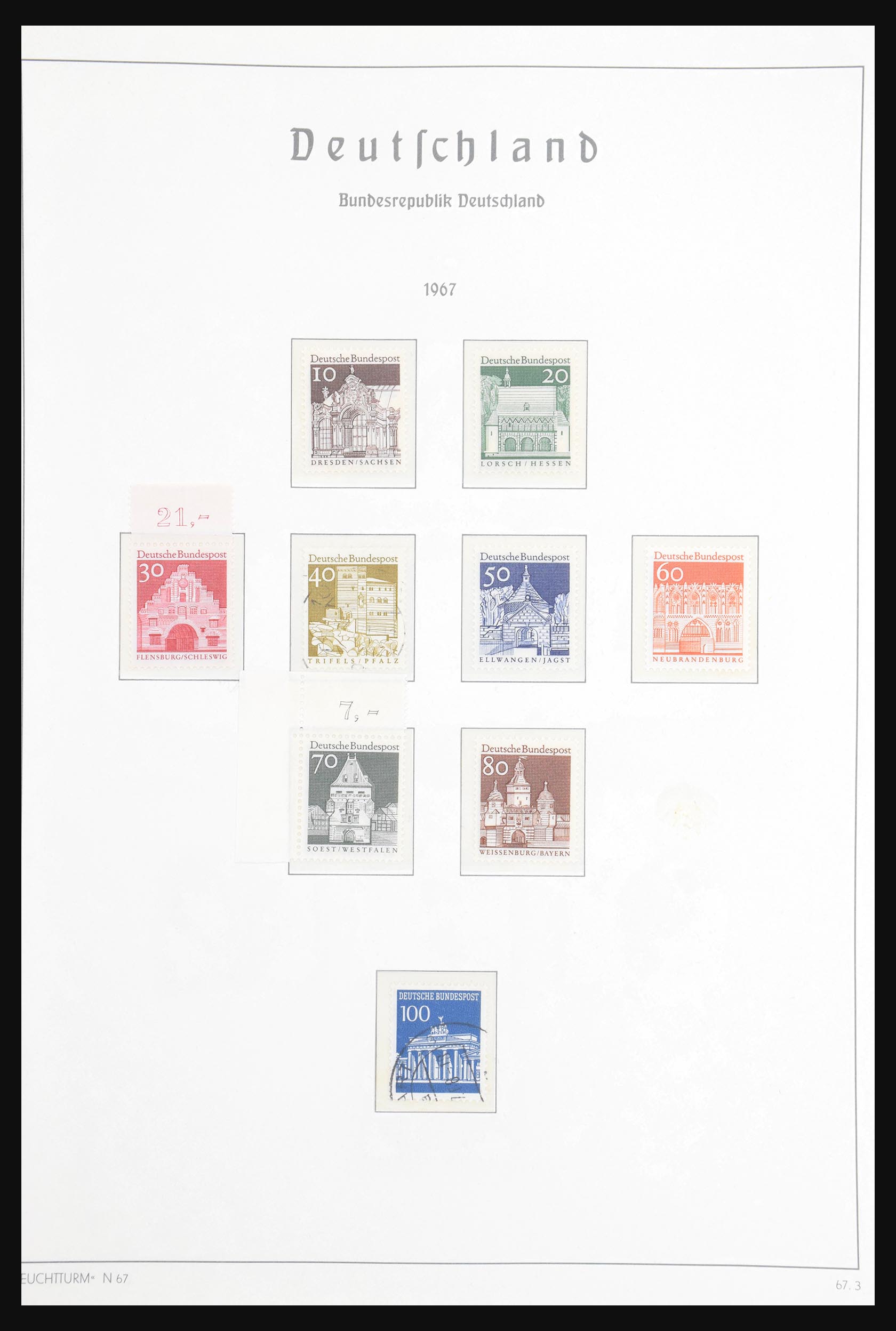 30719 039 - 30719 Bundespost 1949-1978.