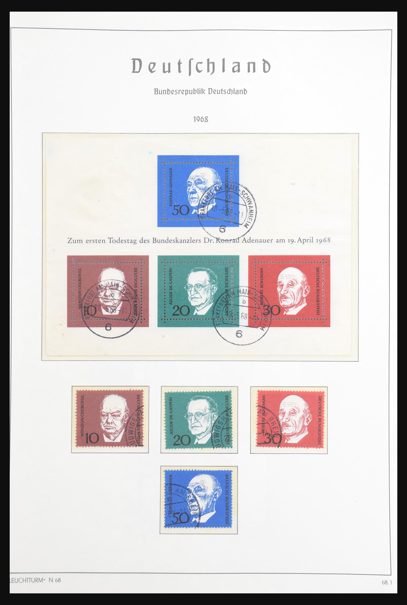 30719 040 - 30719 Bundespost 1949-1978.