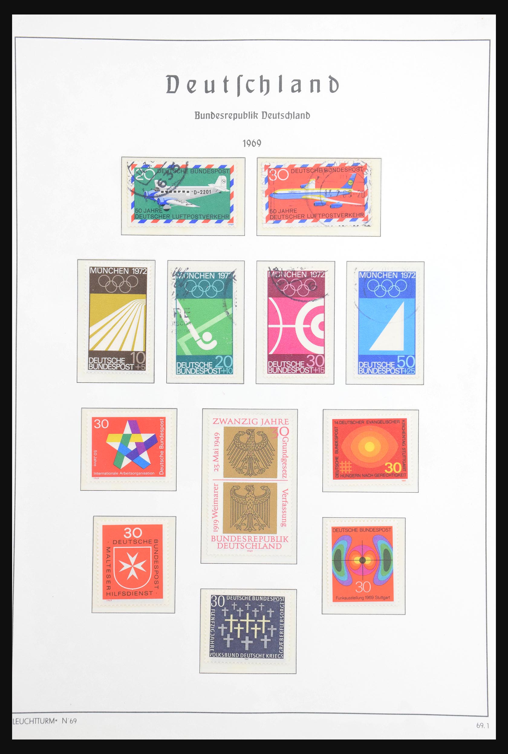 30719 044 - 30719 Bundespost 1949-1978.