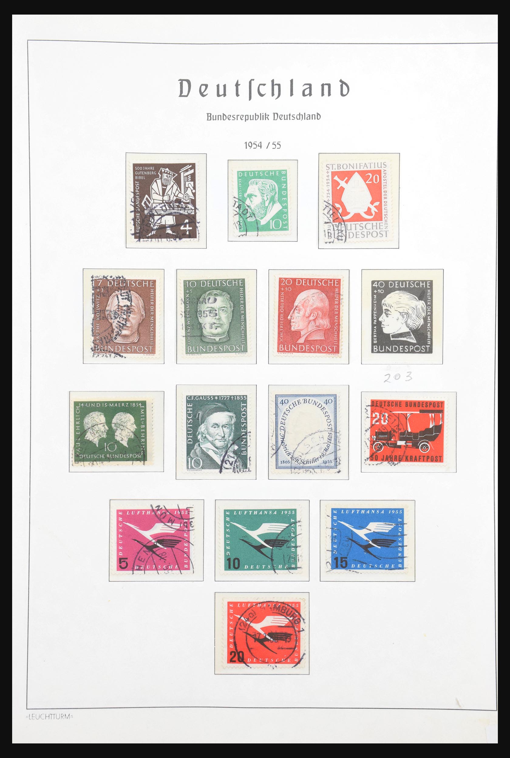 30721 007 - 30721 Bundespost 1949-1978.