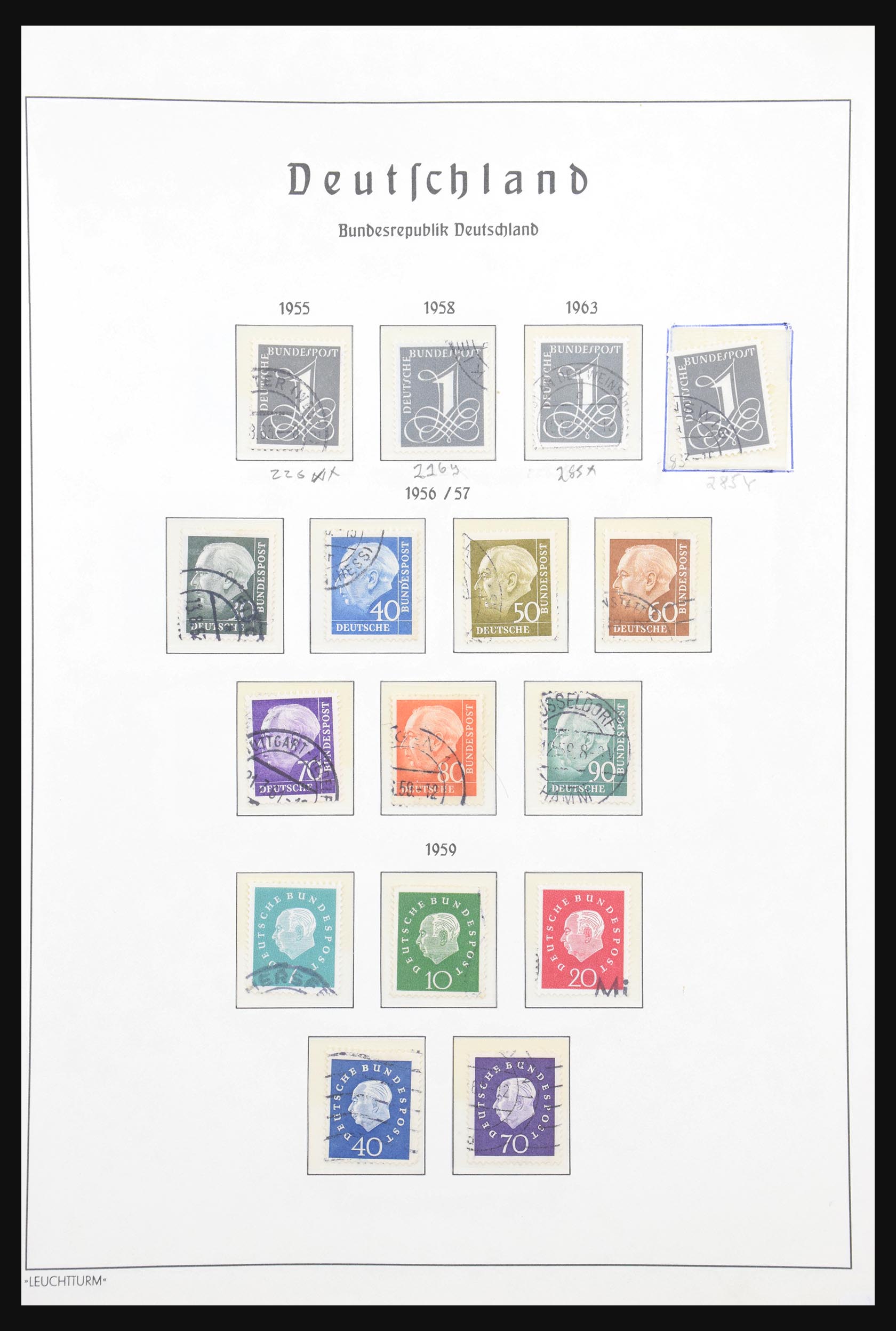 30721 012 - 30721 Bundespost 1949-1978.