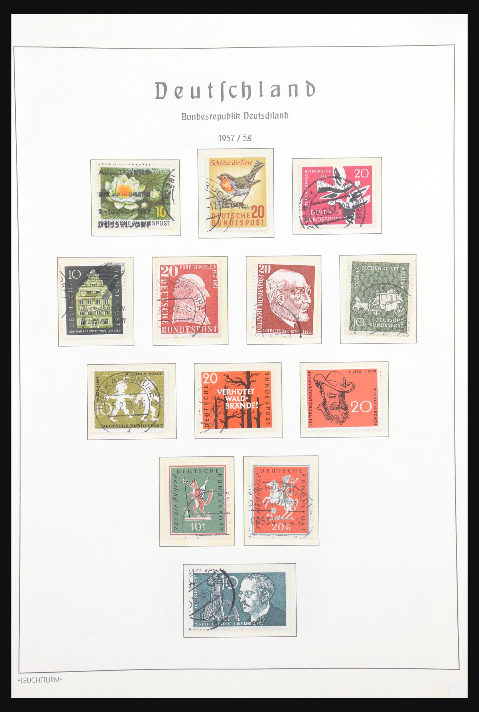 30721 013 - 30721 Bundespost 1949-1978.