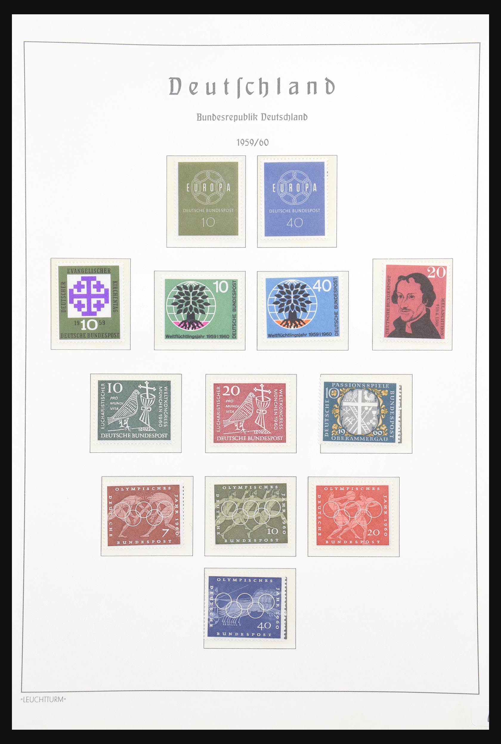 30721 017 - 30721 Bundespost 1949-1978.