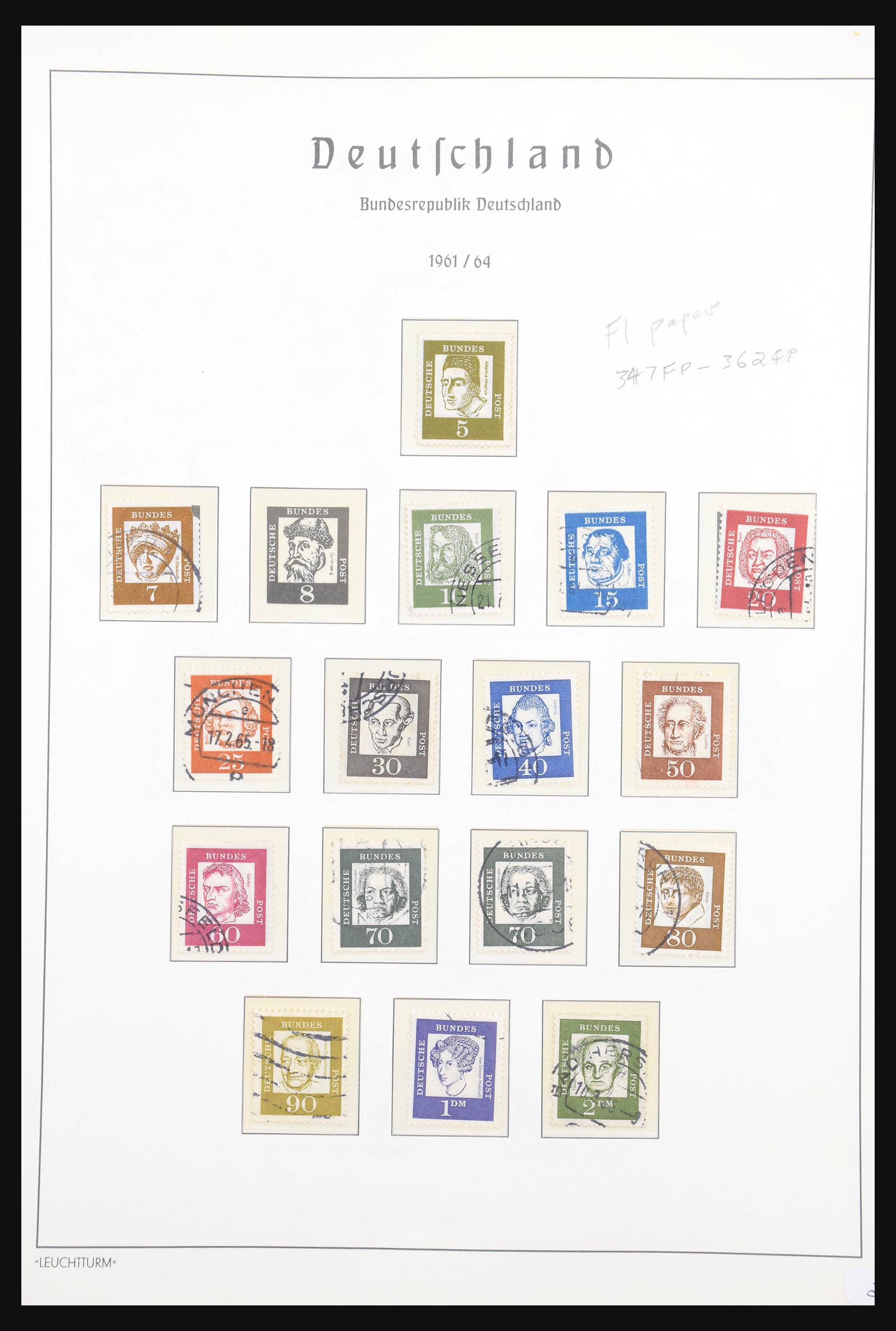 30721 021 - 30721 Bundespost 1949-1978.