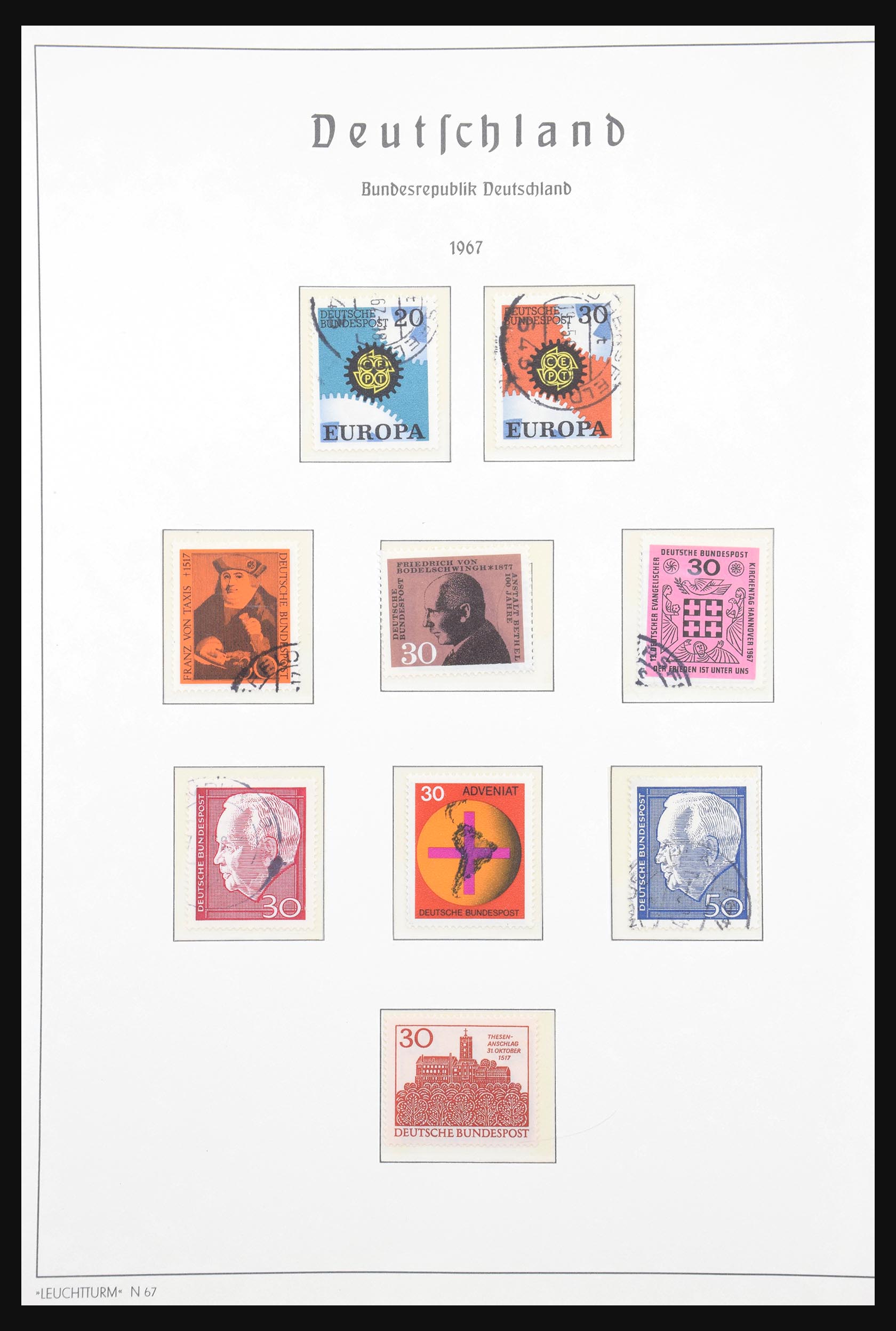 30721 037 - 30721 Bundespost 1949-1978.