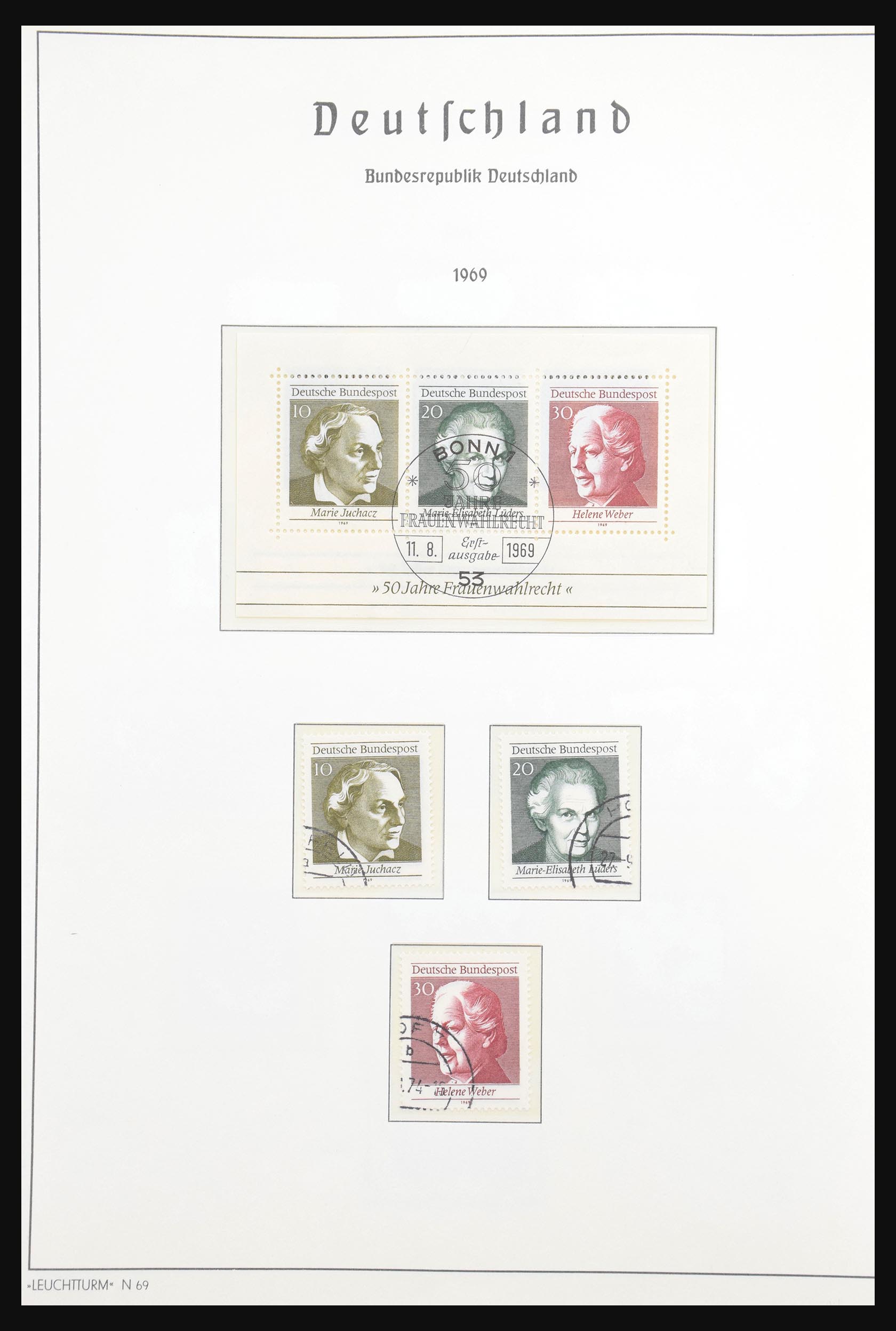 30721 045 - 30721 Bundespost 1949-1978.