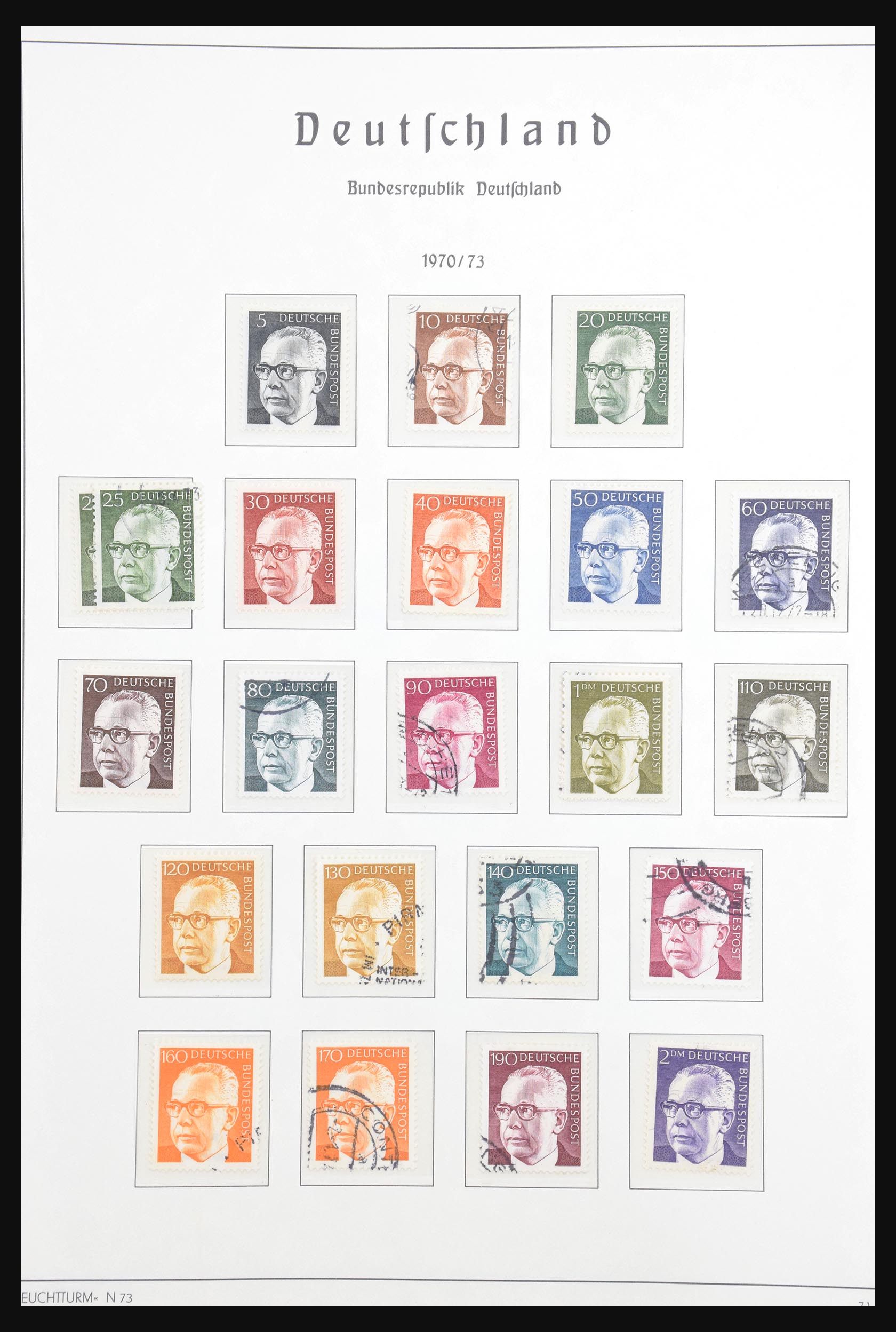 30721 054 - 30721 Bundespost 1949-1978.