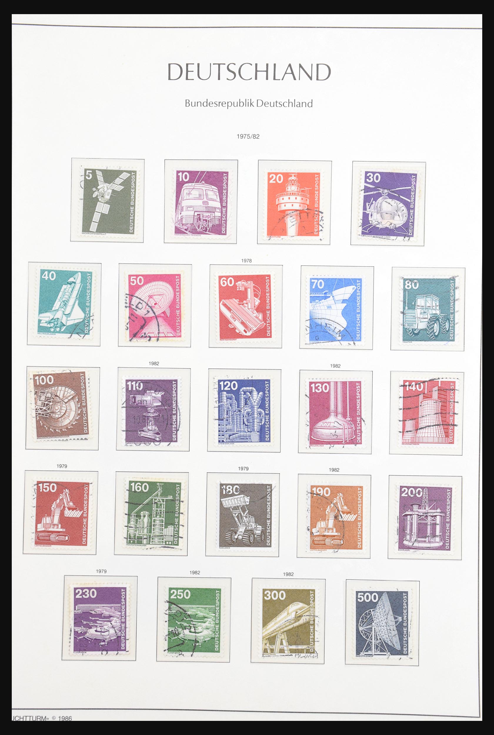 30721 075 - 30721 Bundespost 1949-1978.