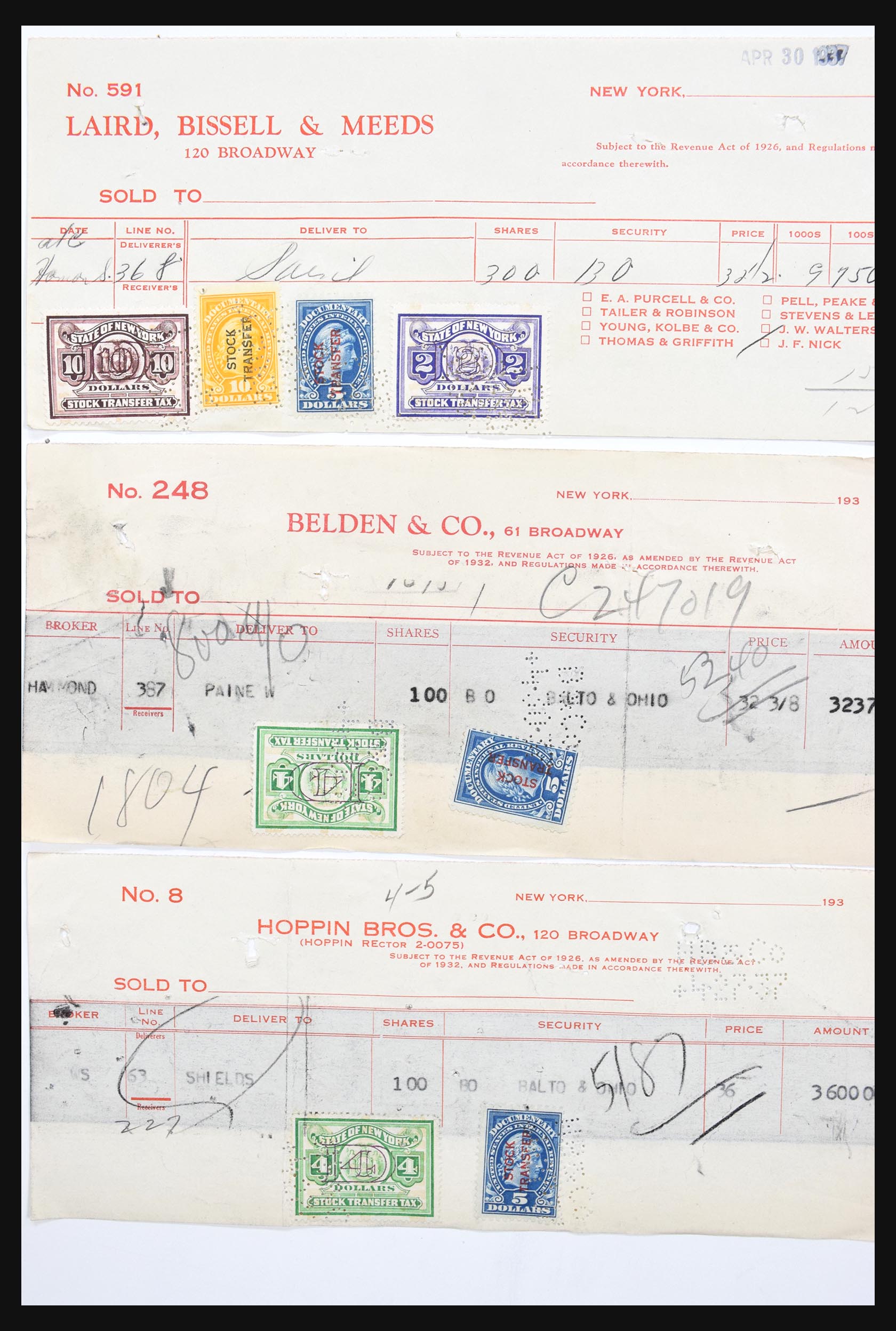 30732 054 - 30732 USA revenues on document 1868-1955.
