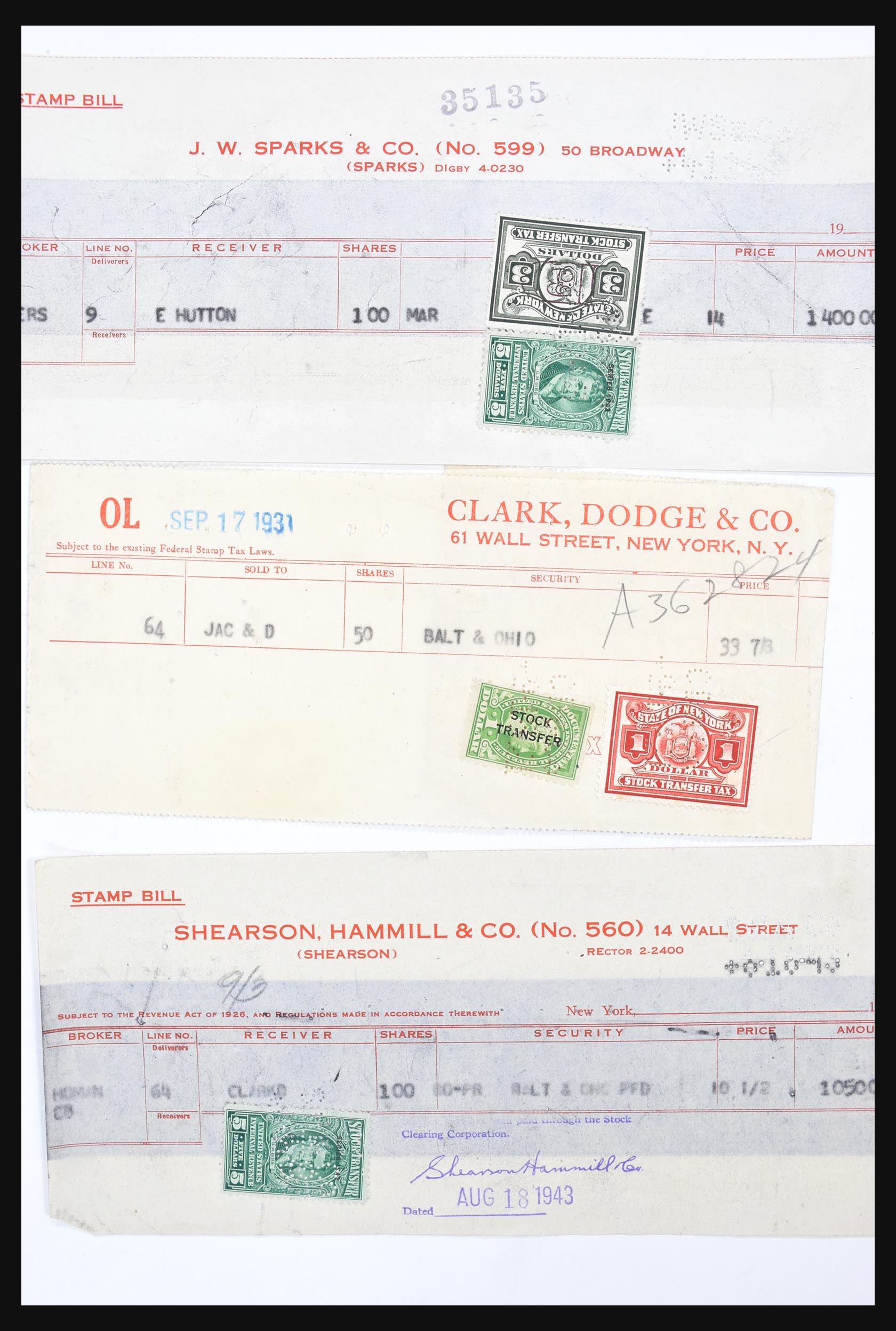 30732 082 - 30732 USA revenues on document 1868-1955.