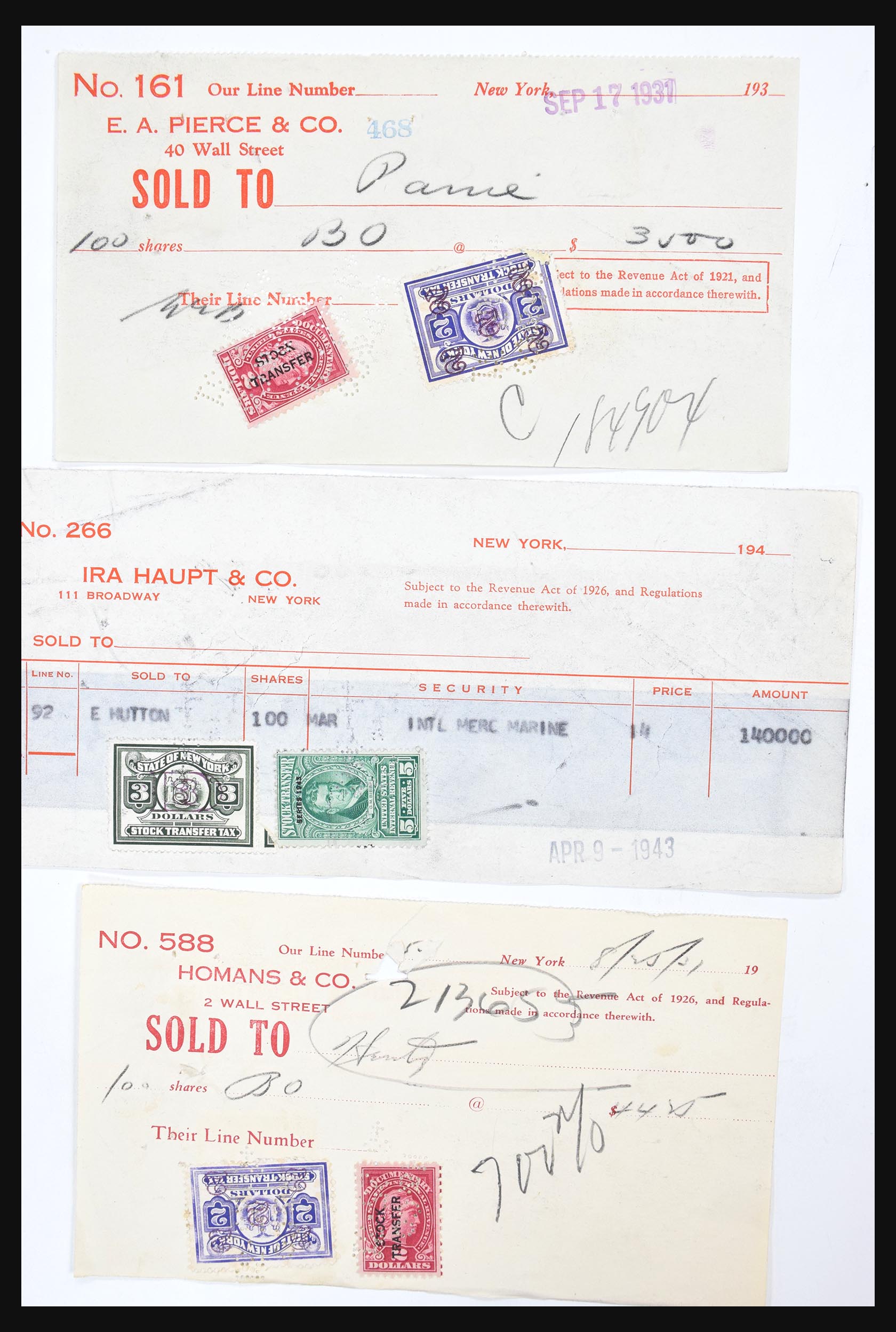 30732 087 - 30732 USA revenues on document 1868-1955.