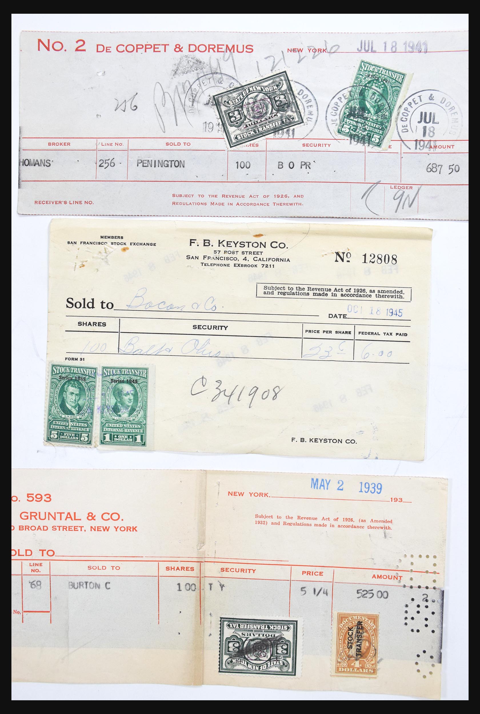 30732 490 - 30732 USA revenues on document 1868-1955.