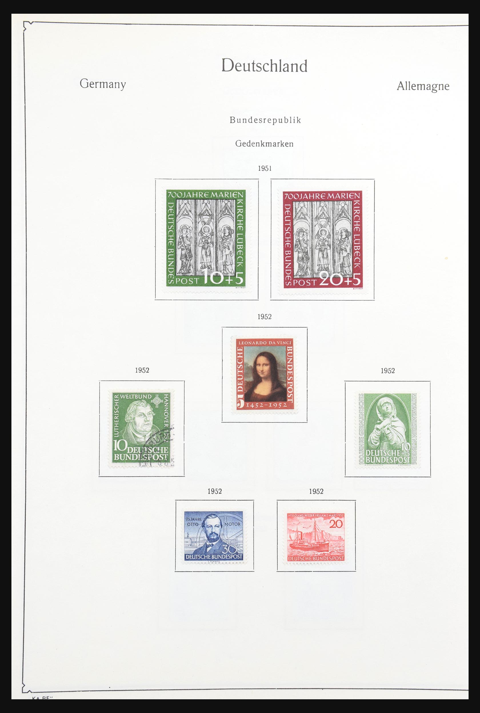 30801 014 - 30801 Bundespost 1949-1978.