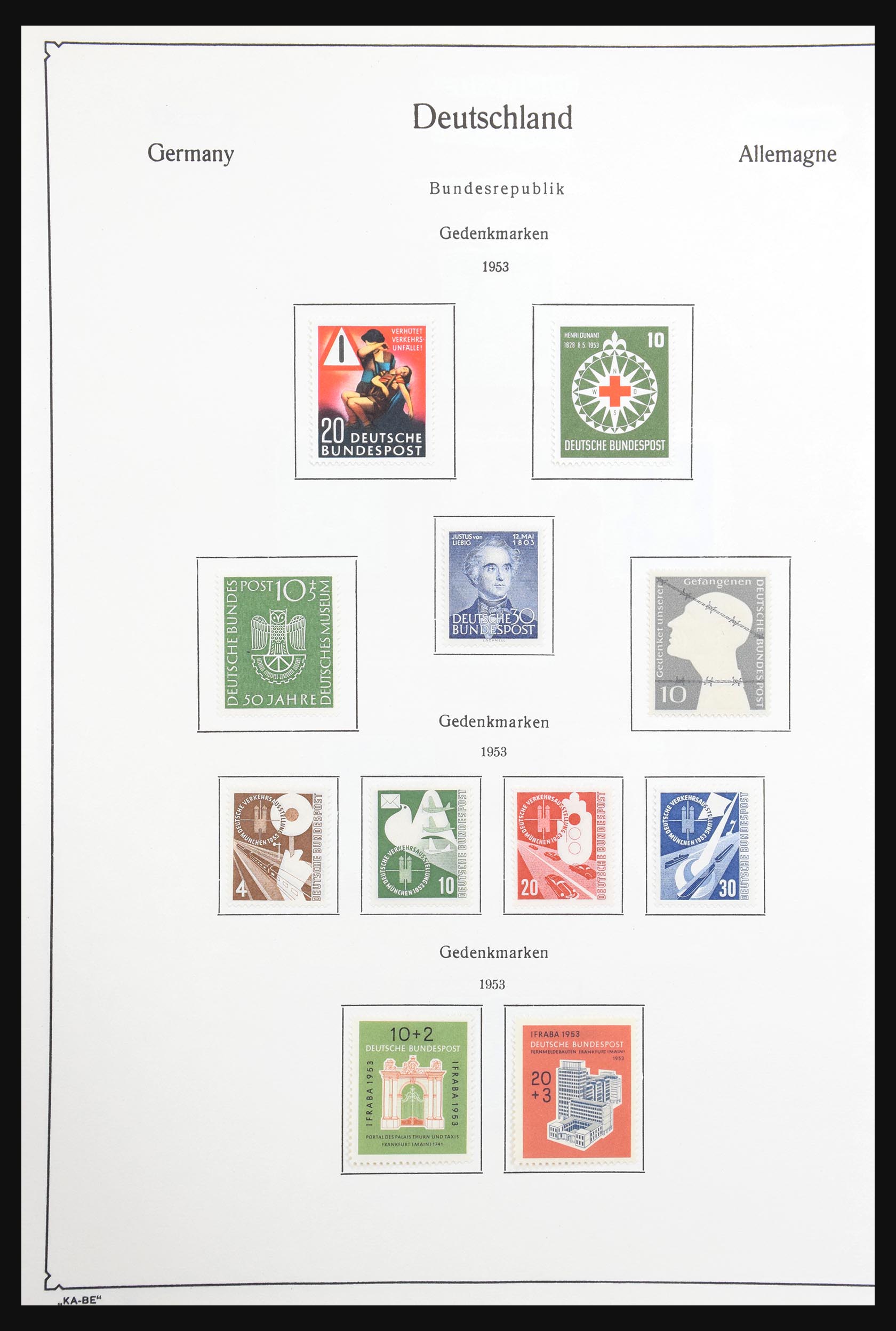30801 016 - 30801 Bundespost 1949-1978.