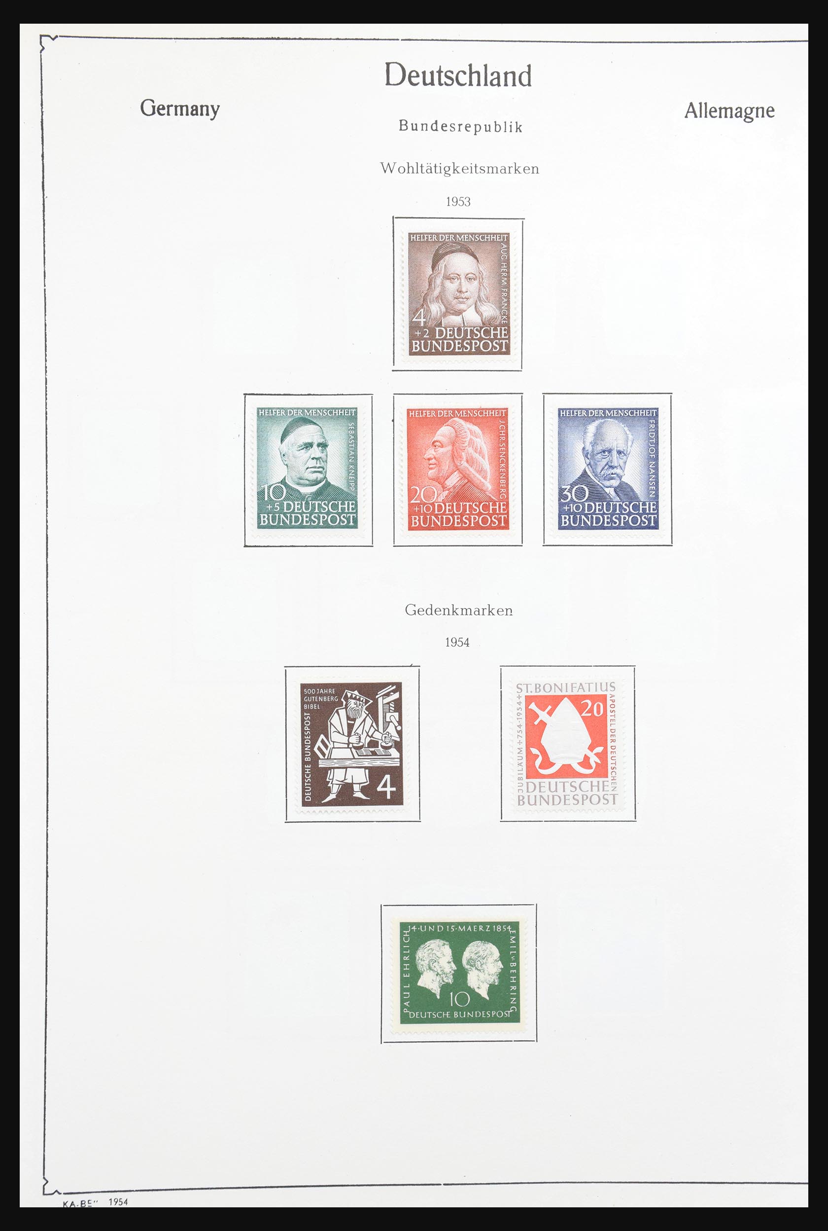 30801 017 - 30801 Bundespost 1949-1978.