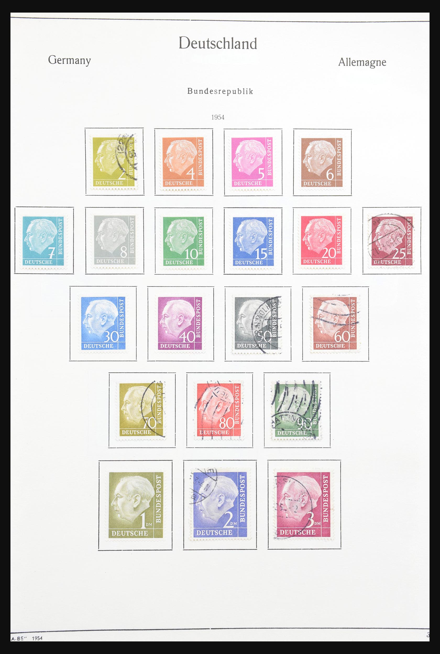 30801 018 - 30801 Bundespost 1949-1978.