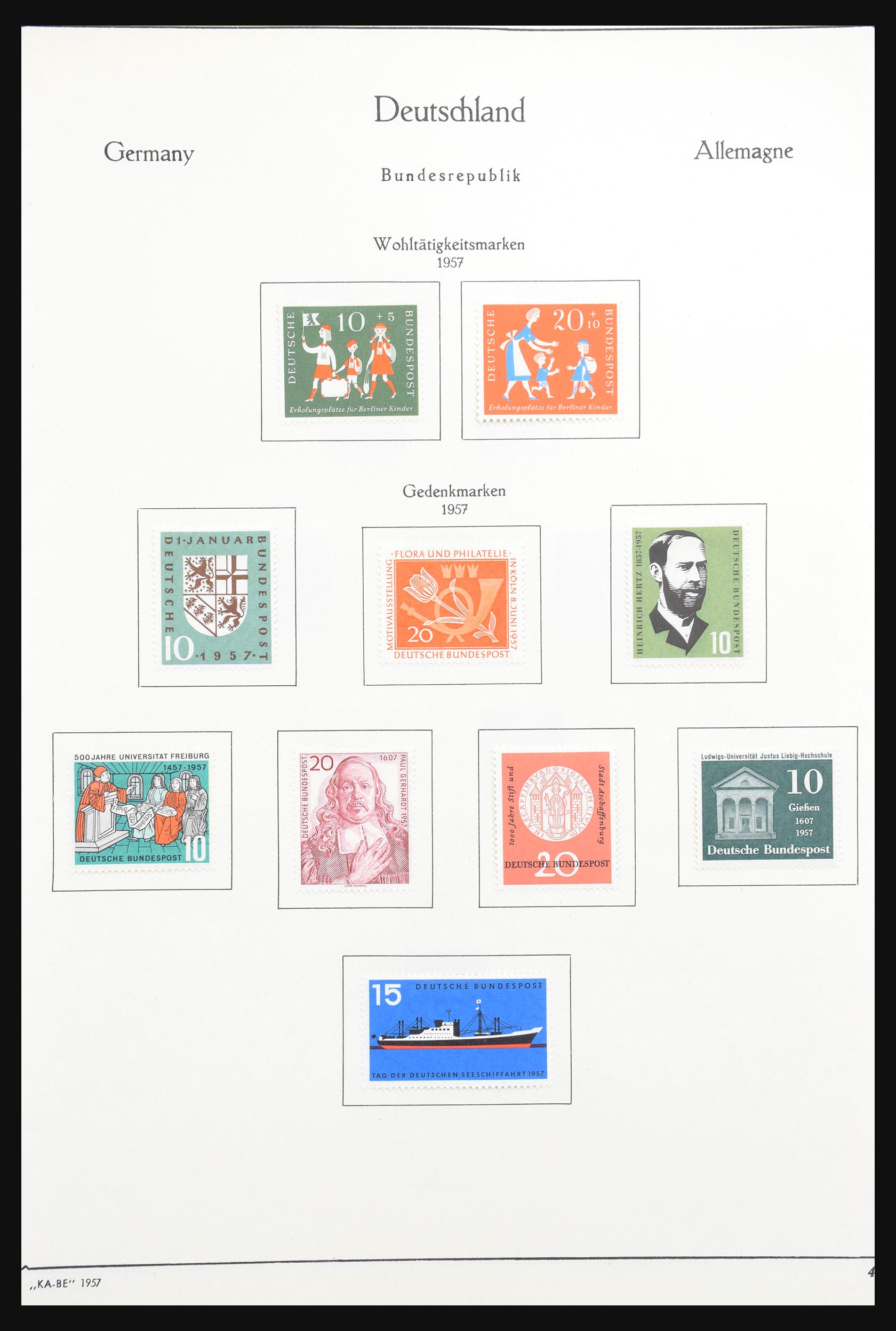 30801 024 - 30801 Bundespost 1949-1978.