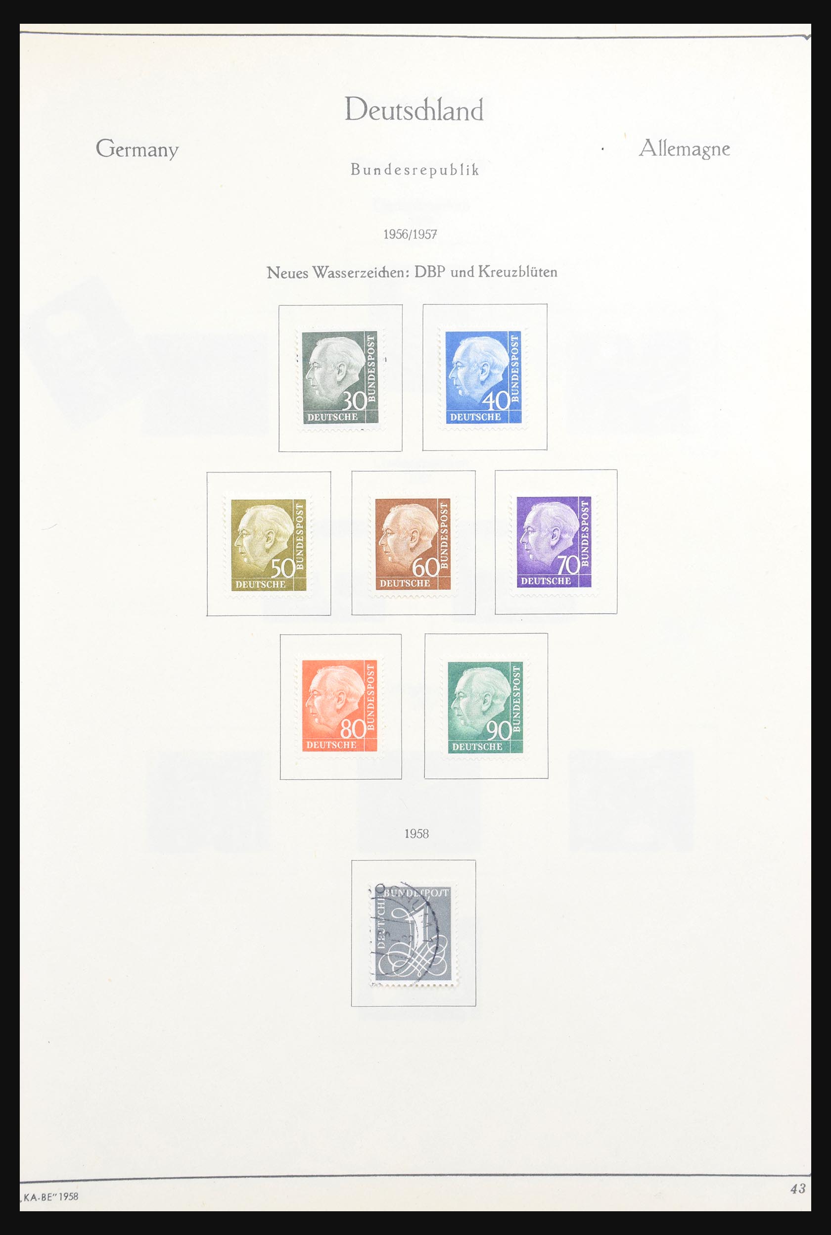 30801 025 - 30801 Bundespost 1949-1978.