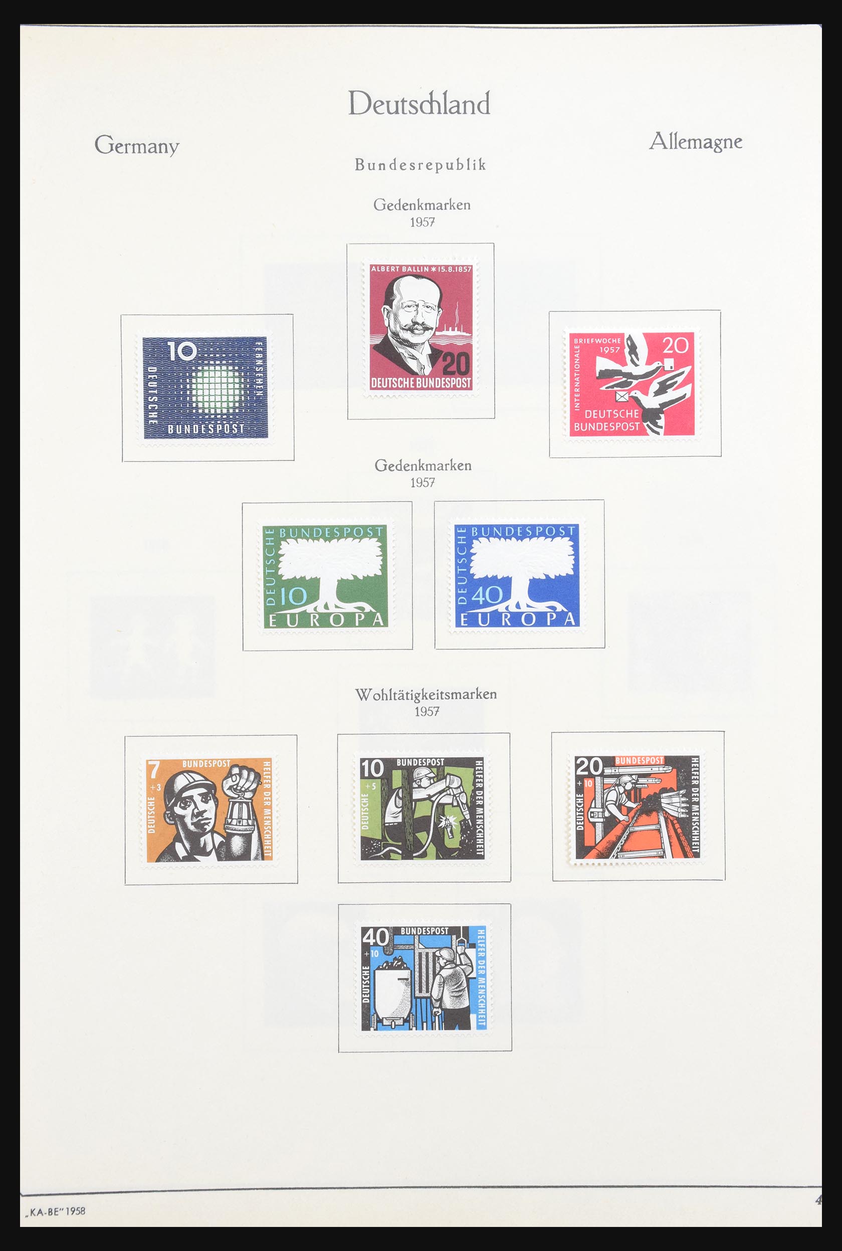 30801 026 - 30801 Bundespost 1949-1978.