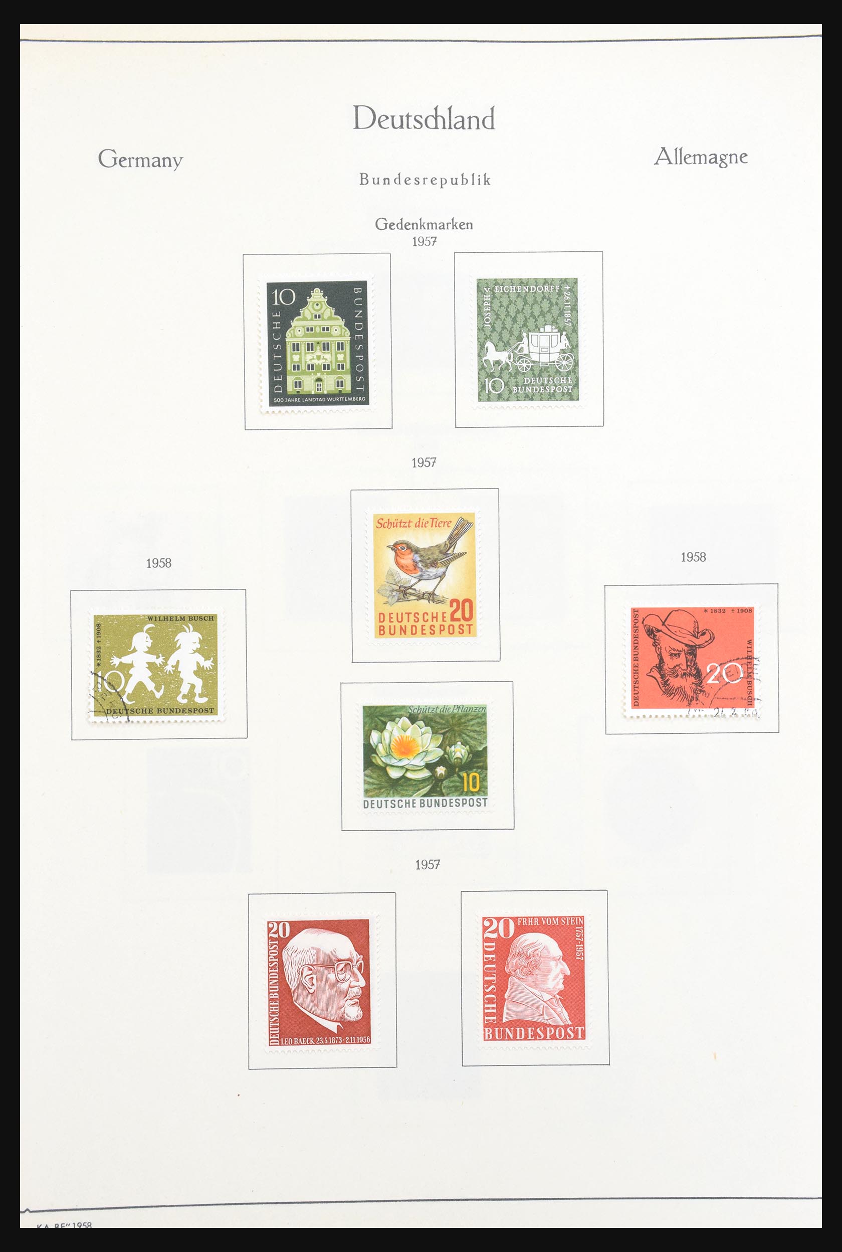 30801 027 - 30801 Bundespost 1949-1978.