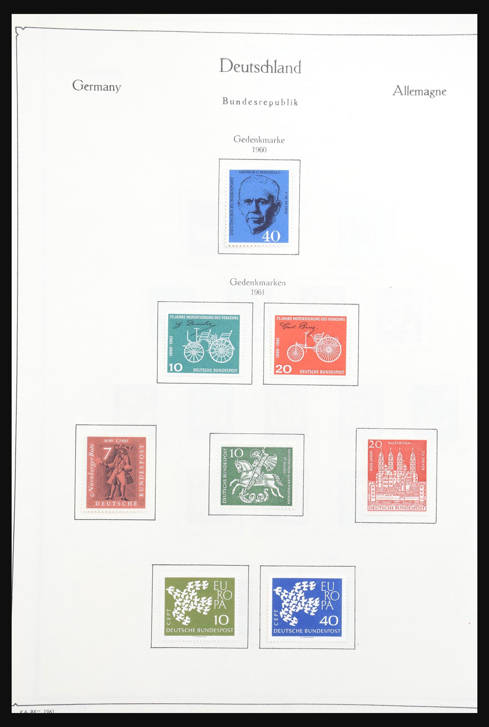 30801 035 - 30801 Bundespost 1949-1978.