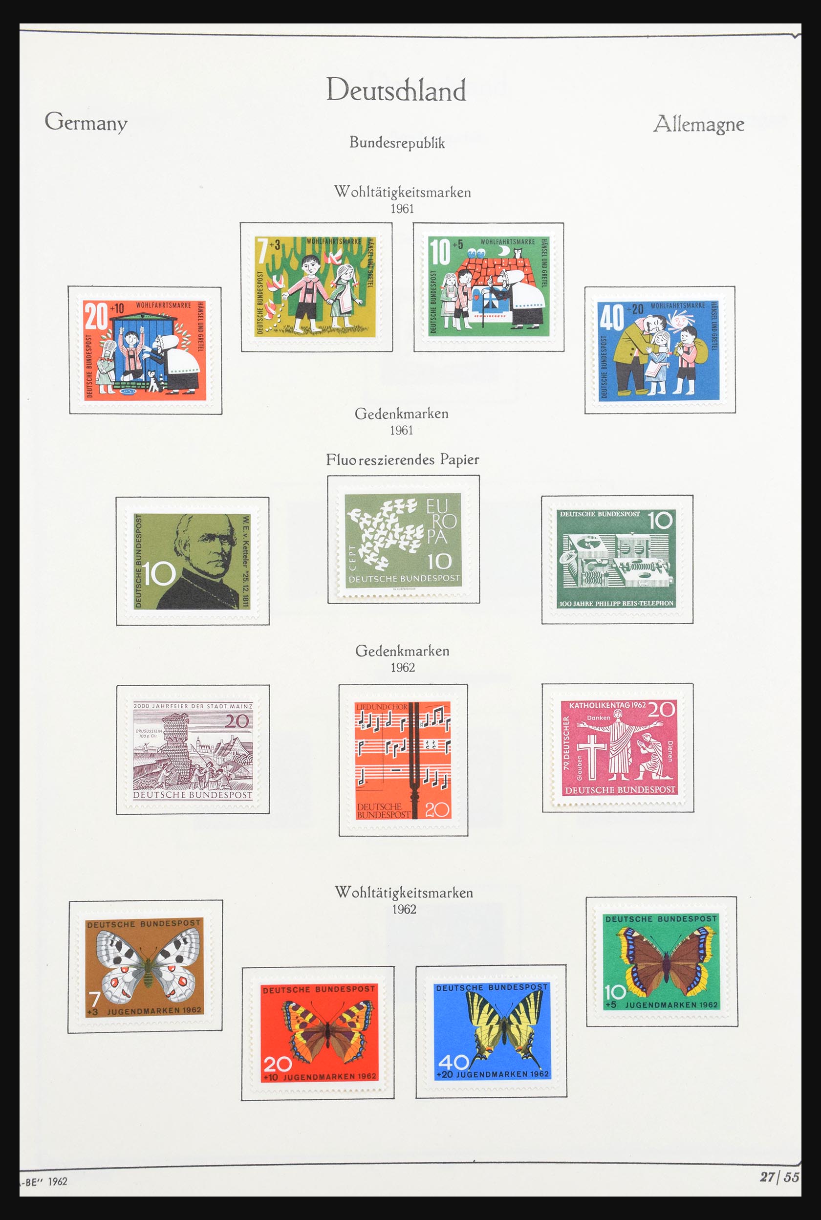 30801 039 - 30801 Bundespost 1949-1978.