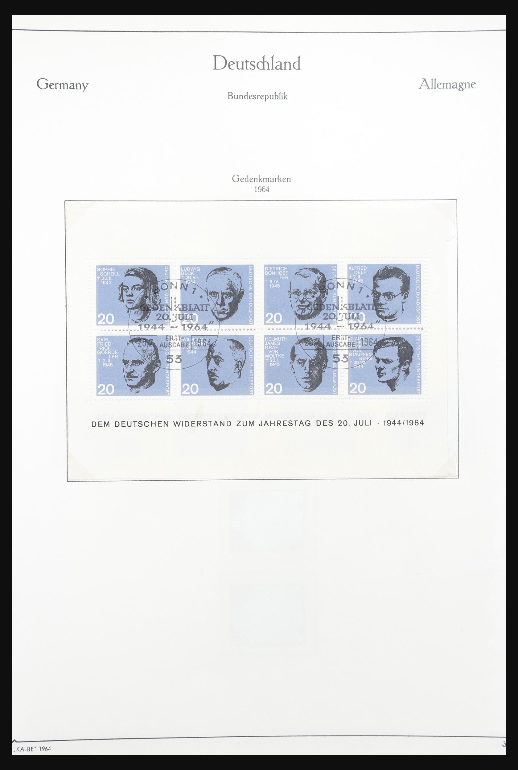 30801 045 - 30801 Bundespost 1949-1978.