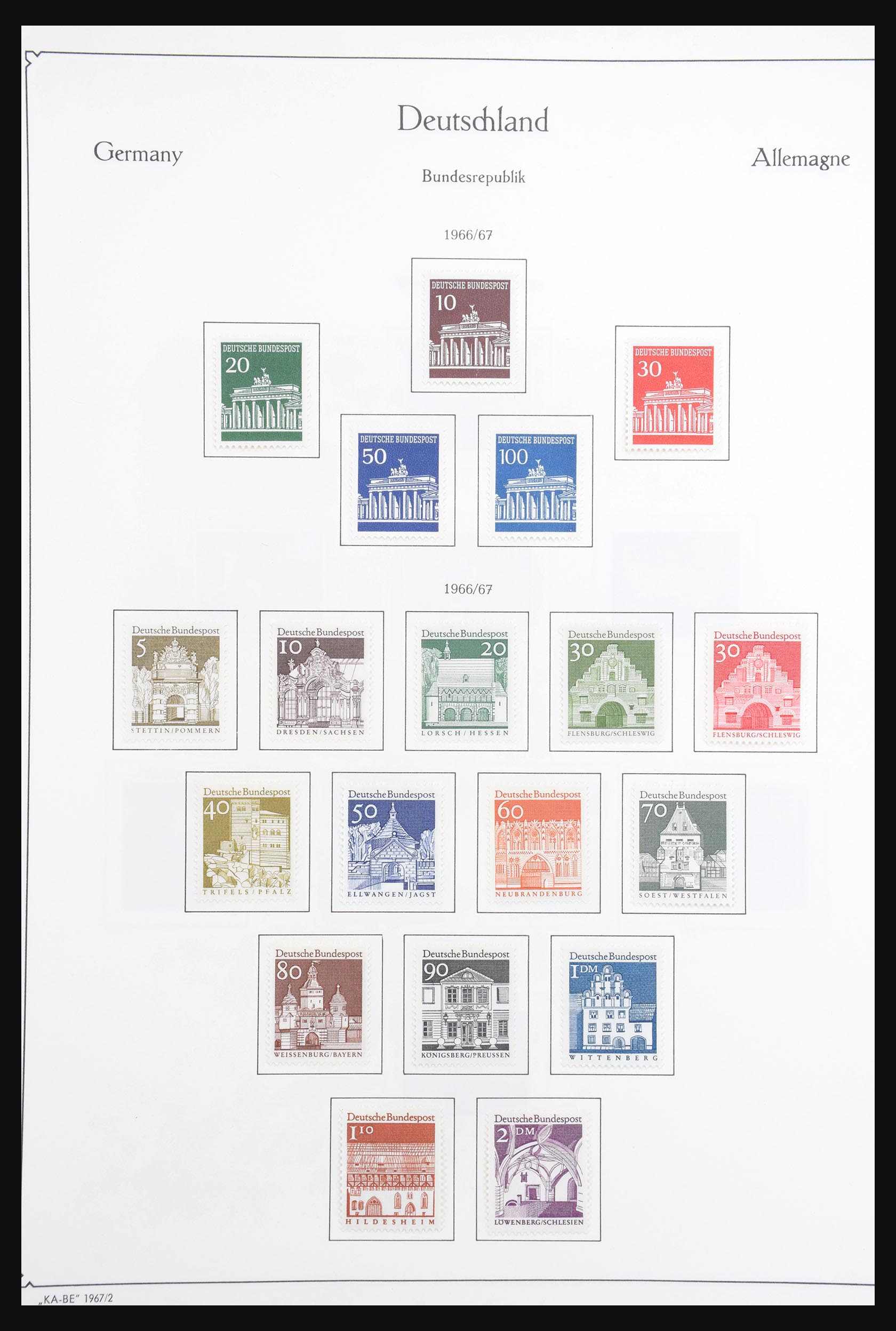 30801 055 - 30801 Bundespost 1949-1978.