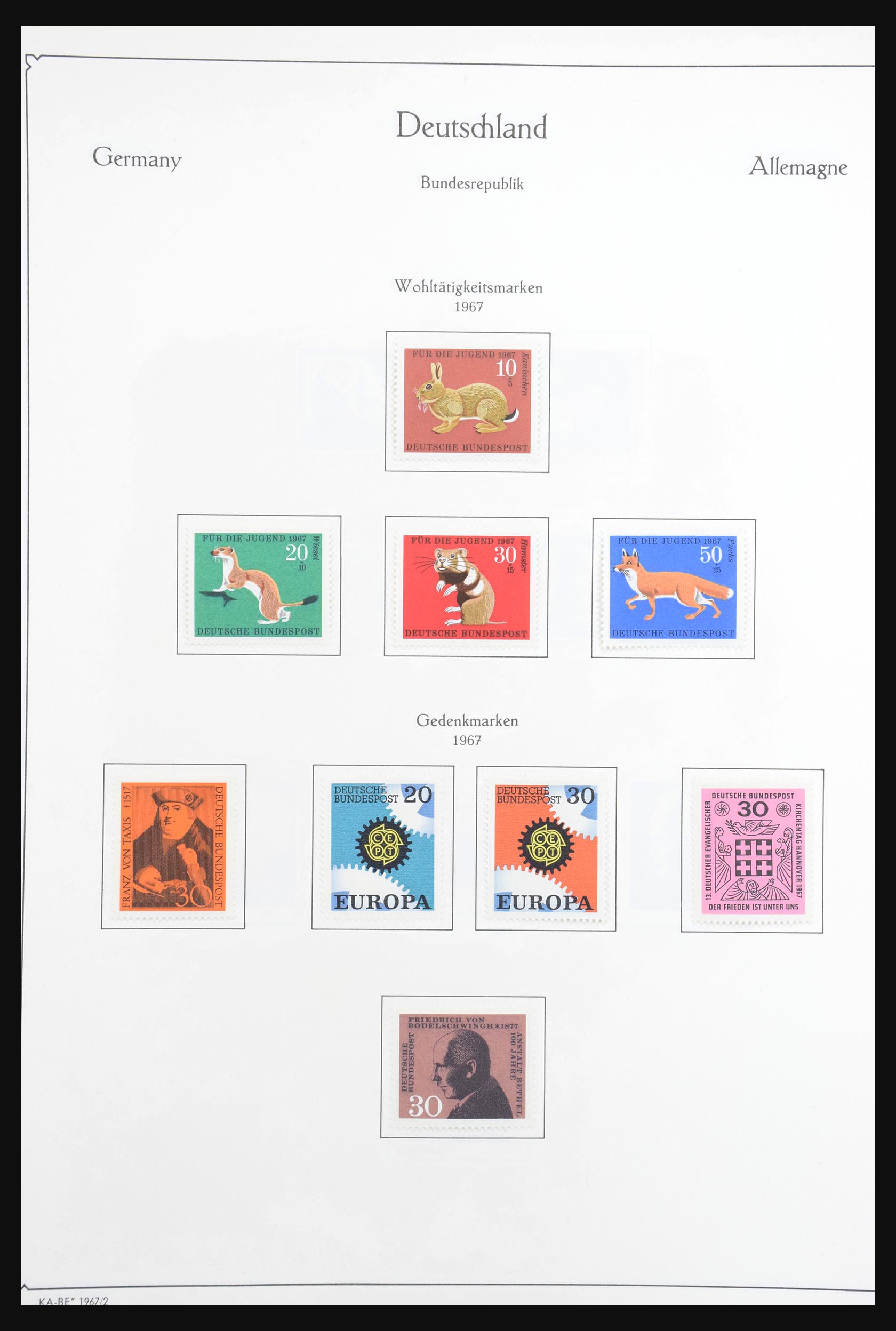 30801 056 - 30801 Bundespost 1949-1978.