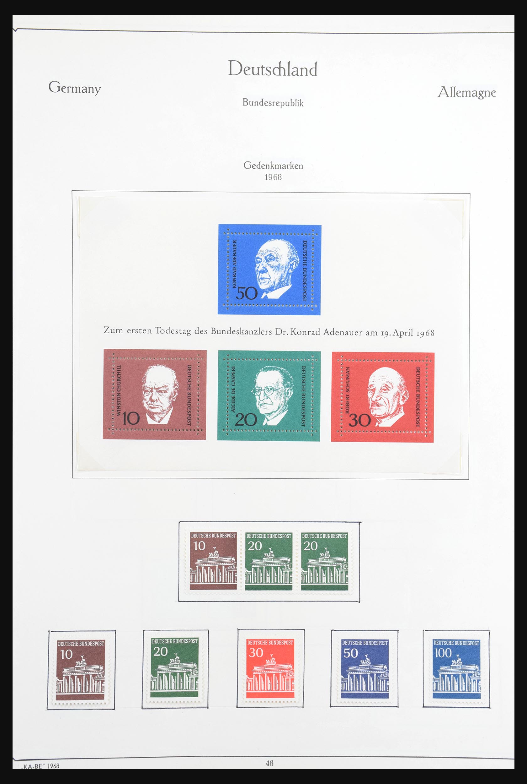 30801 059 - 30801 Bundespost 1949-1978.