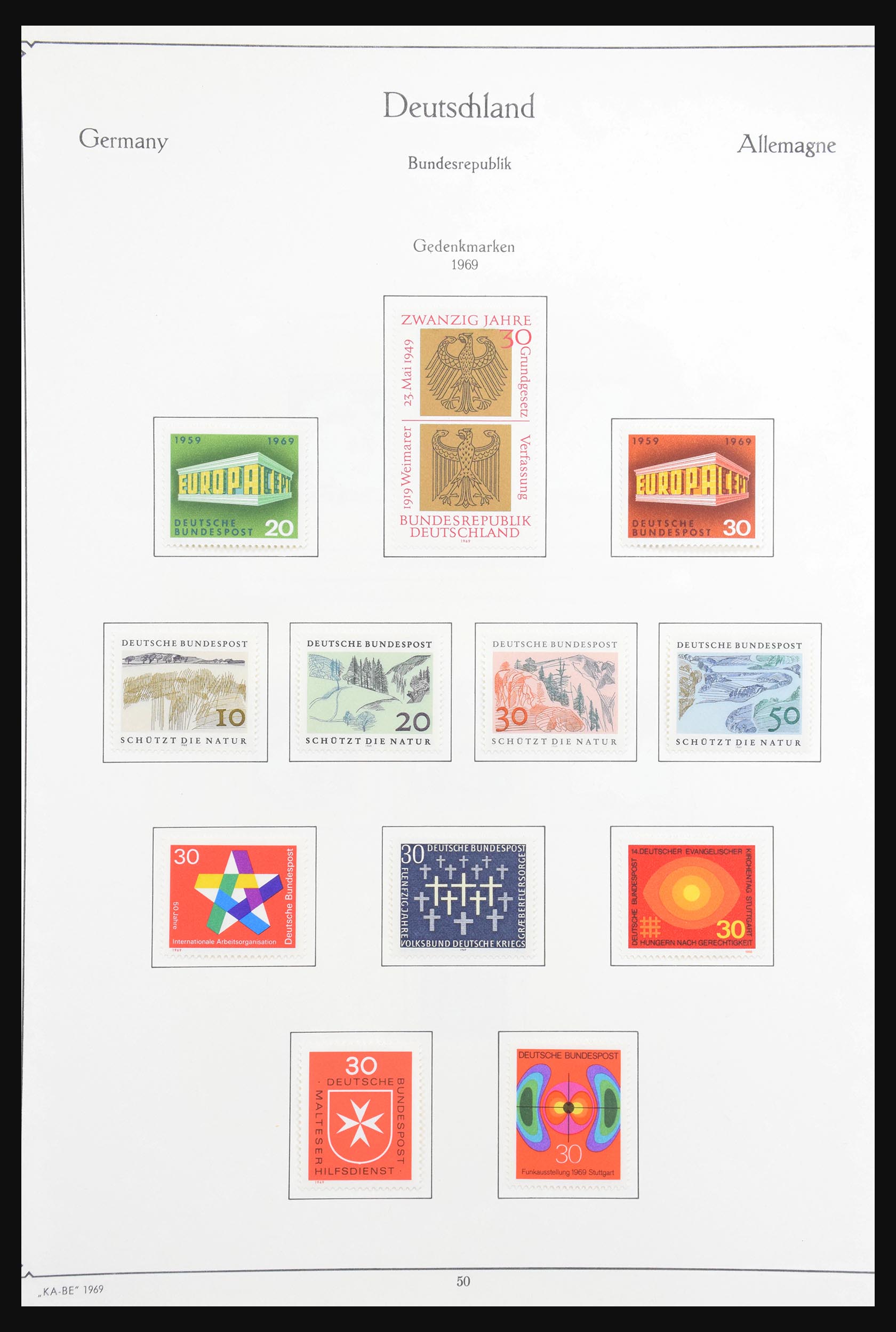 30801 064 - 30801 Bundespost 1949-1978.