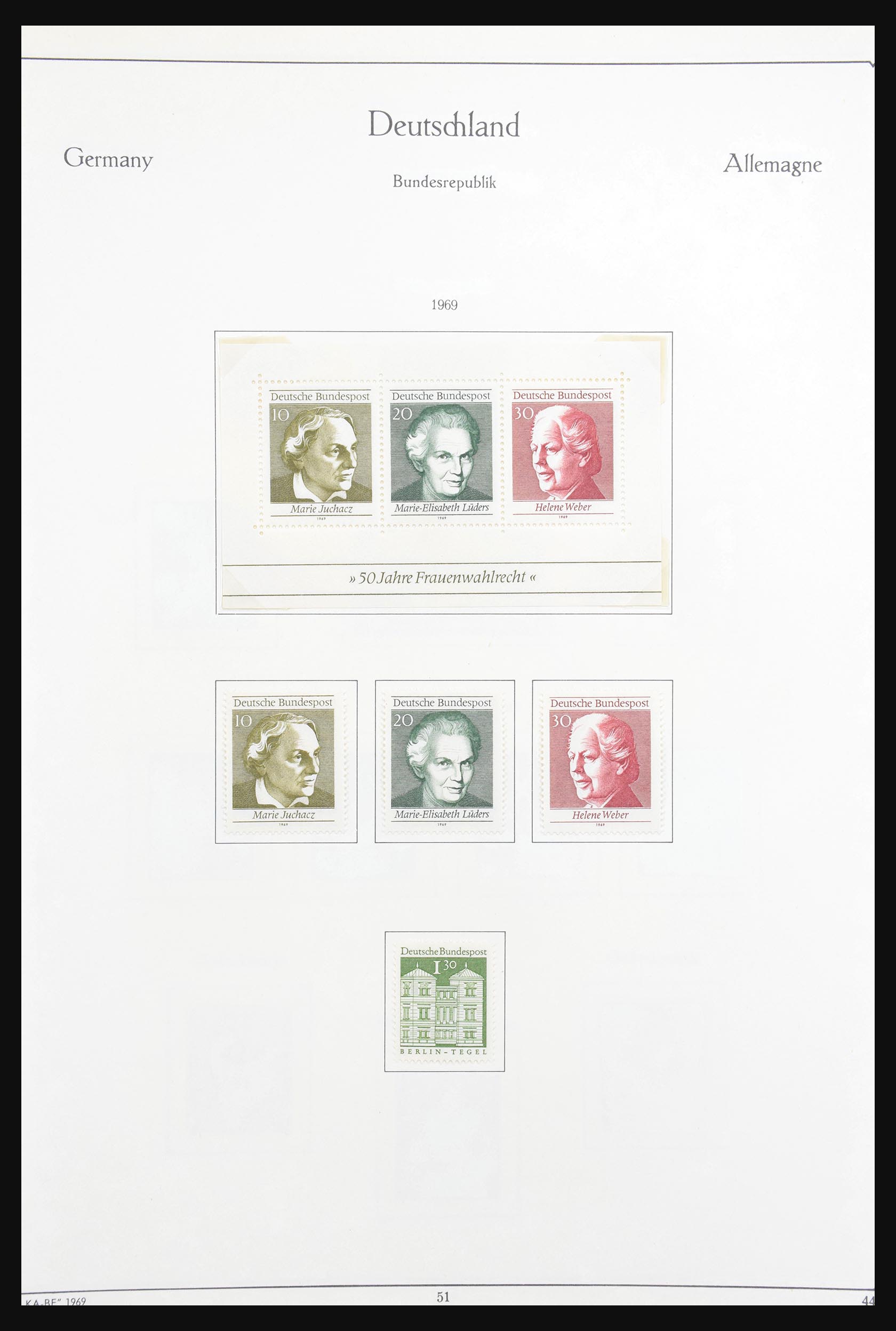 30801 065 - 30801 Bundespost 1949-1978.