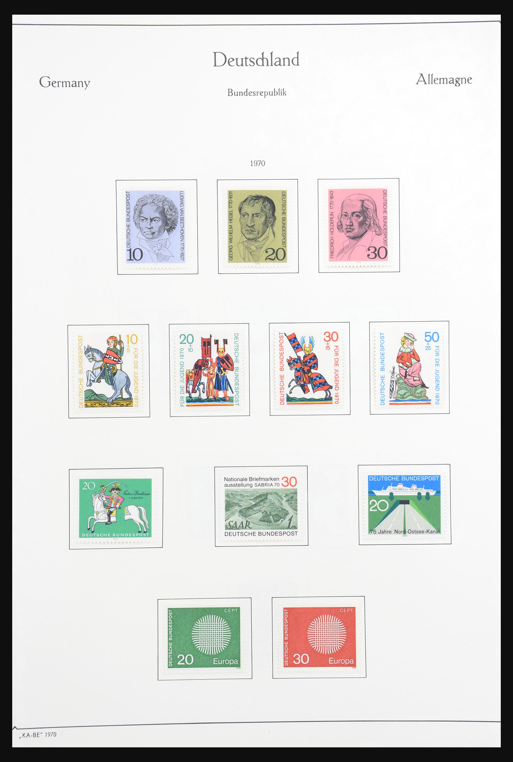 30801 067 - 30801 Bundespost 1949-1978.