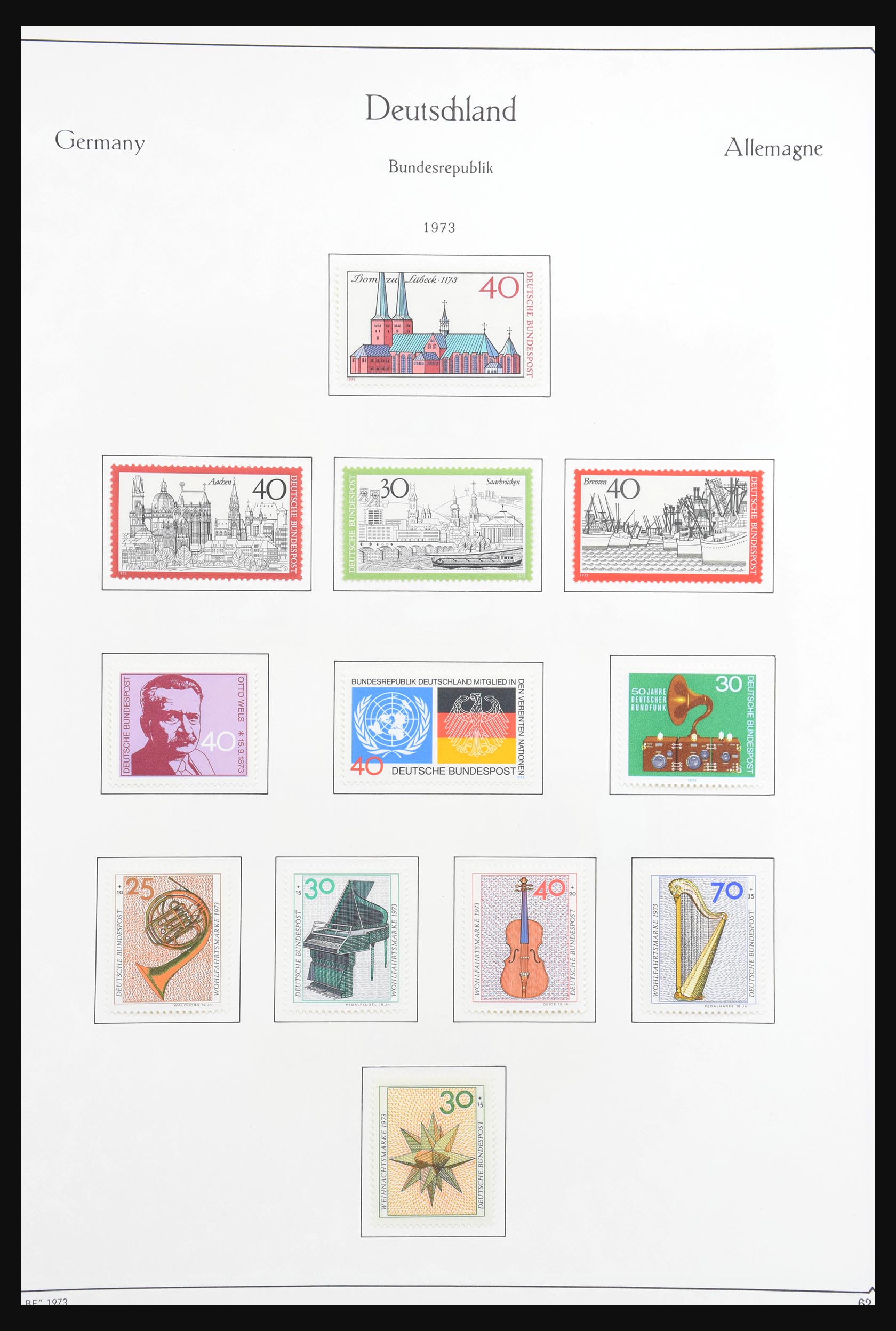 30801 086 - 30801 Bundespost 1949-1978.