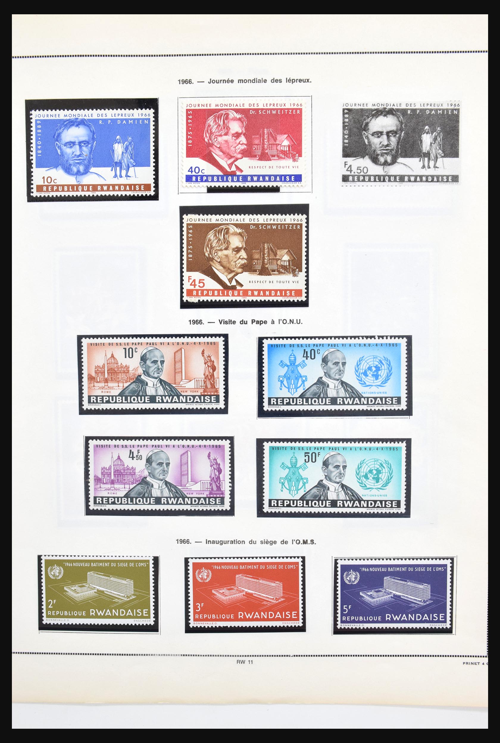 30805 011 - 30805 Rwanda 1962-1987.