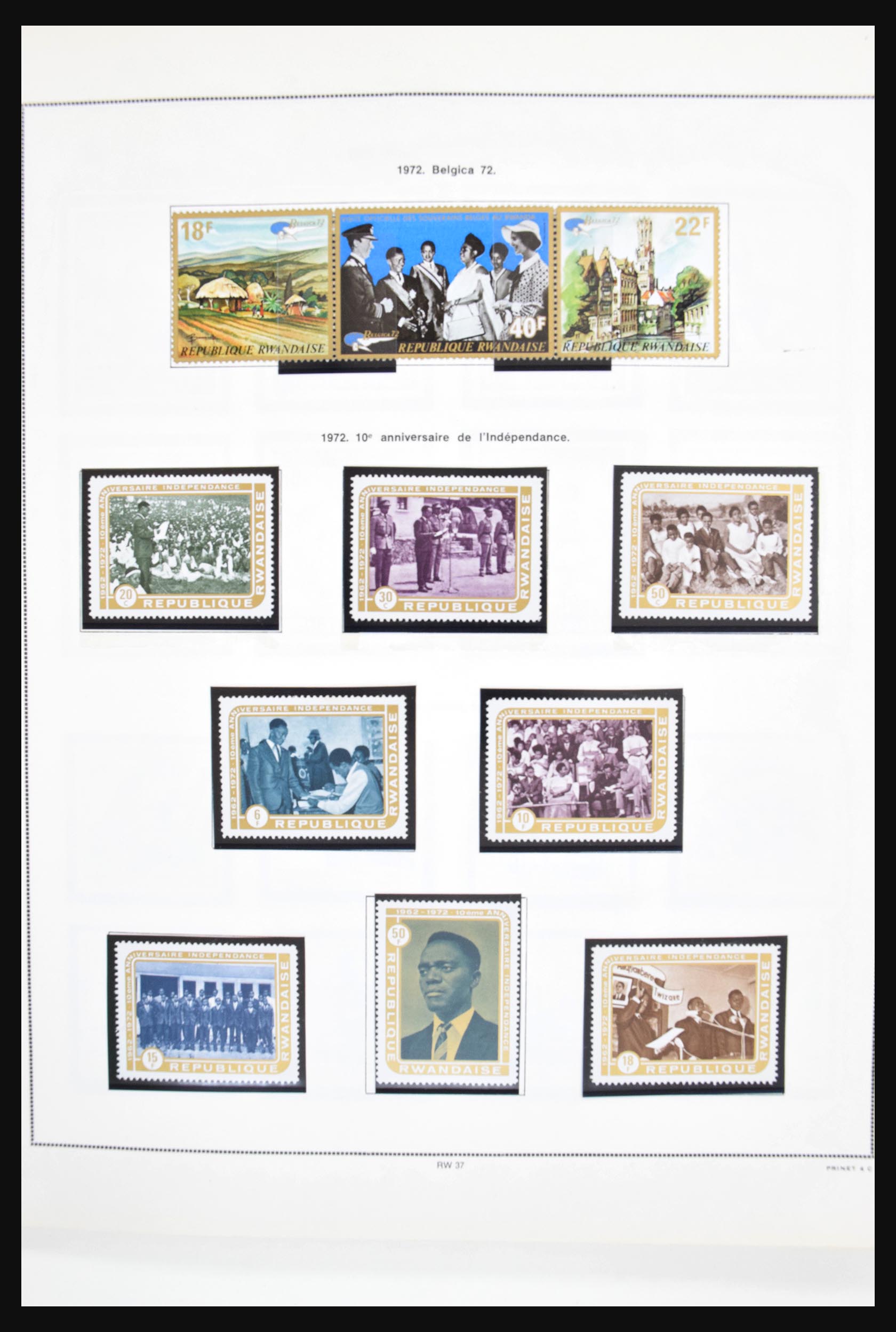 30805 036 - 30805 Rwanda 1962-1987.