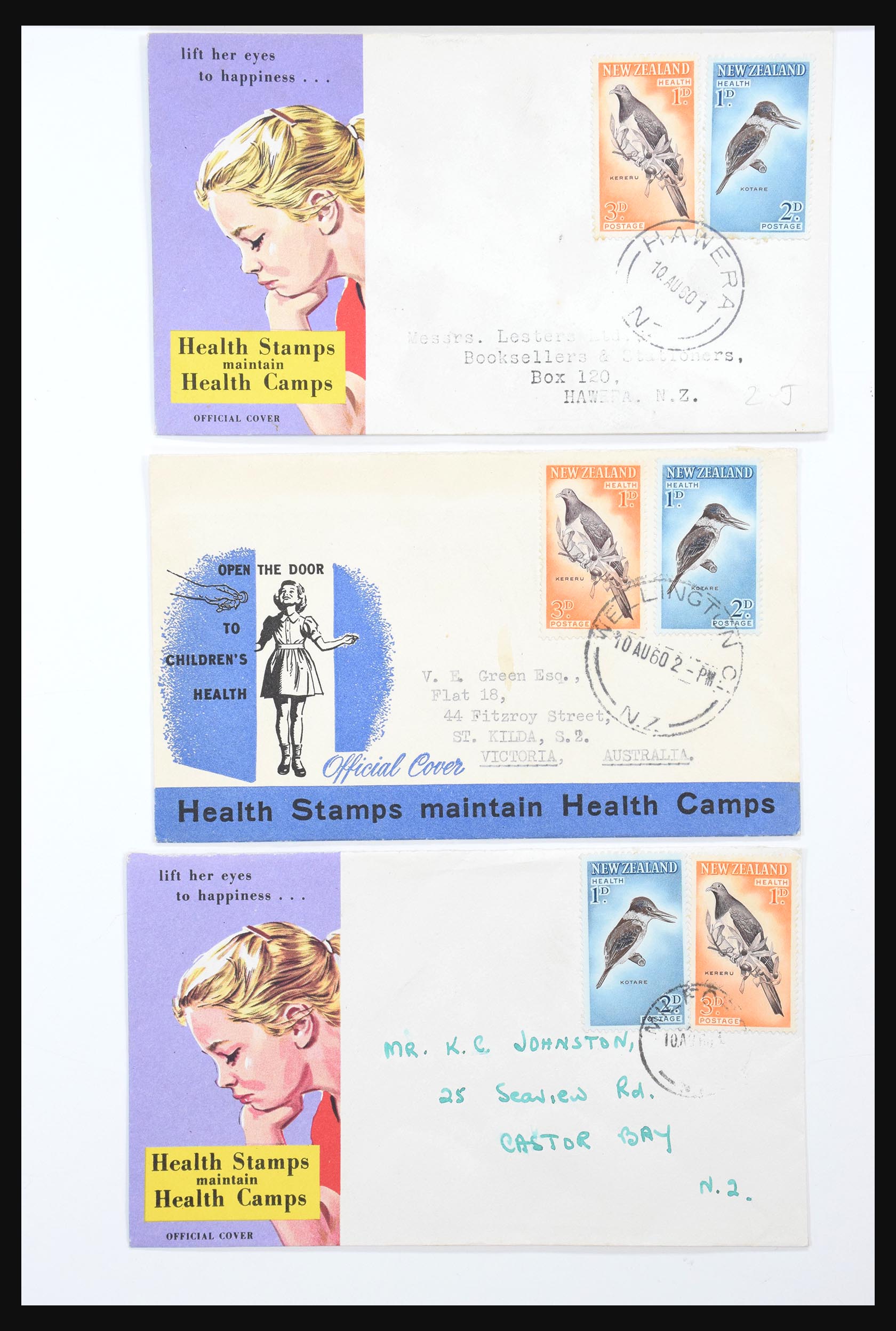 30821 006 - 30821 New Zealand FDC's 1960-1971.