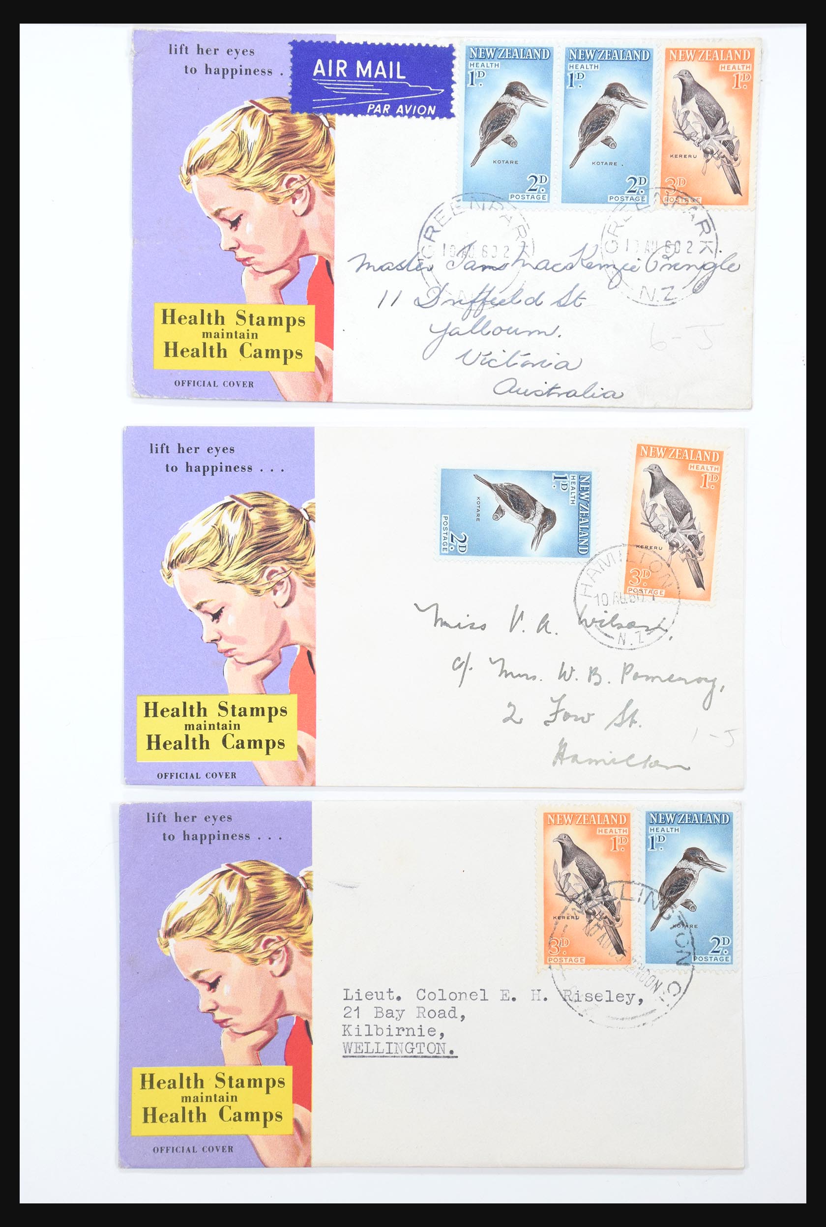 30821 009 - 30821 New Zealand FDC's 1960-1971.