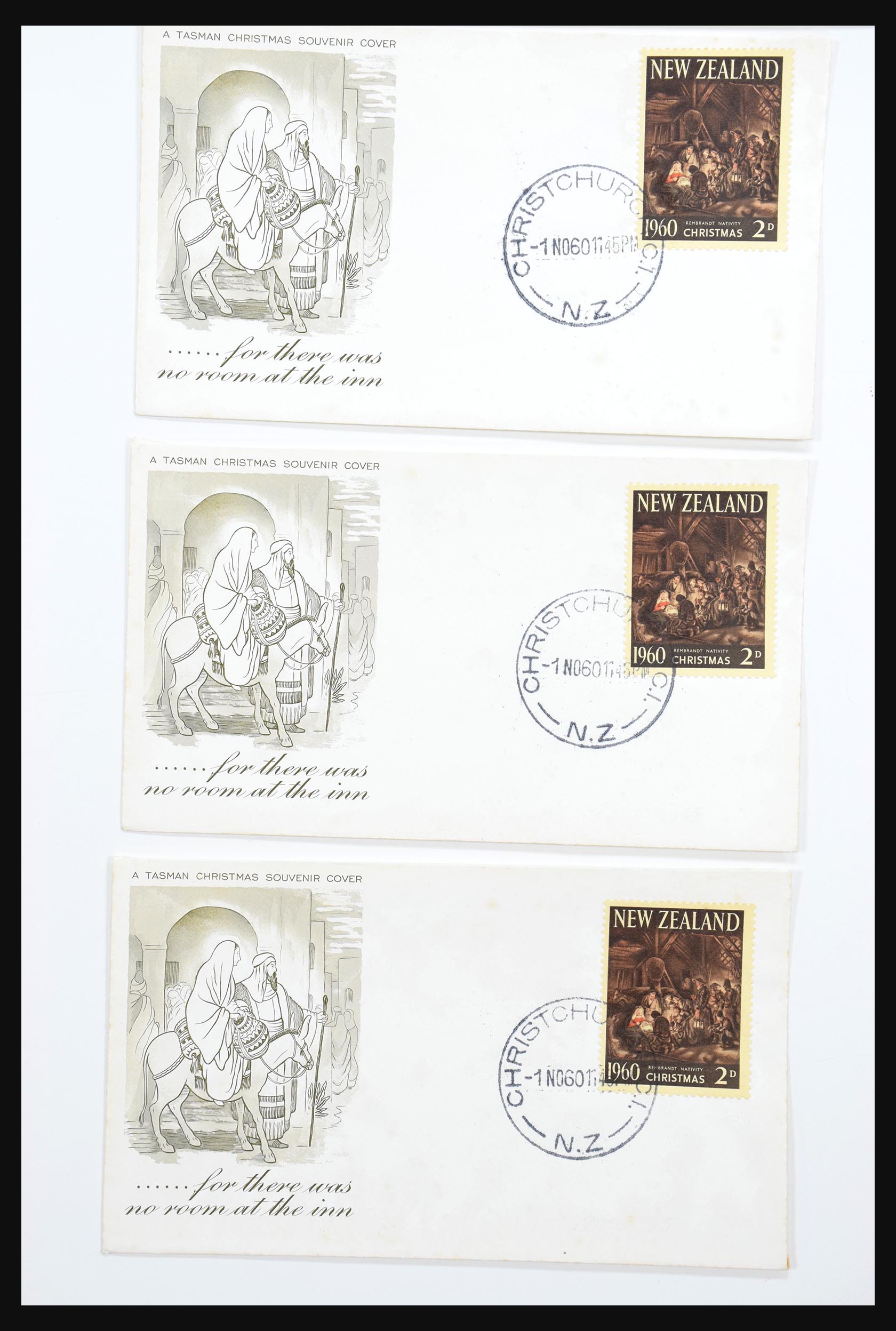 30821 014 - 30821 Nieuw Zeeland FDC's 1960-1971.