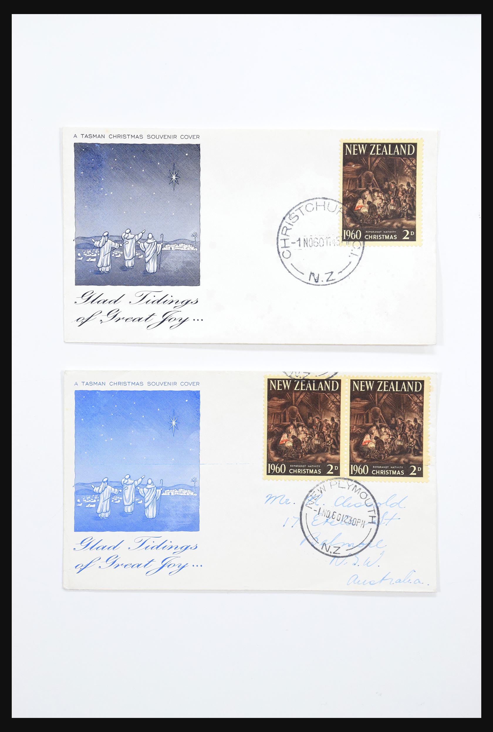 30821 017 - 30821 Nieuw Zeeland FDC's 1960-1971.