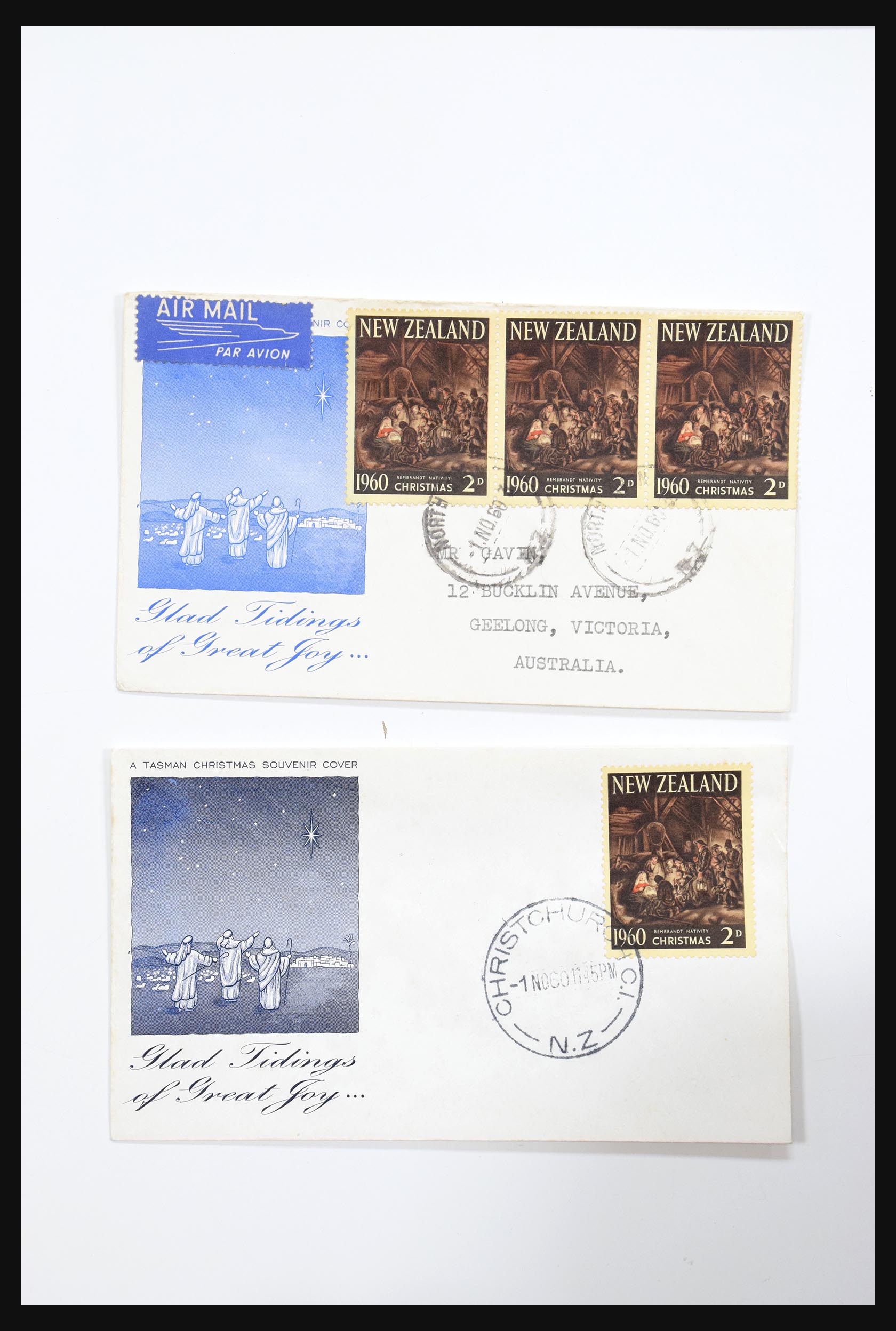 30821 018 - 30821 Nieuw Zeeland FDC's 1960-1971.