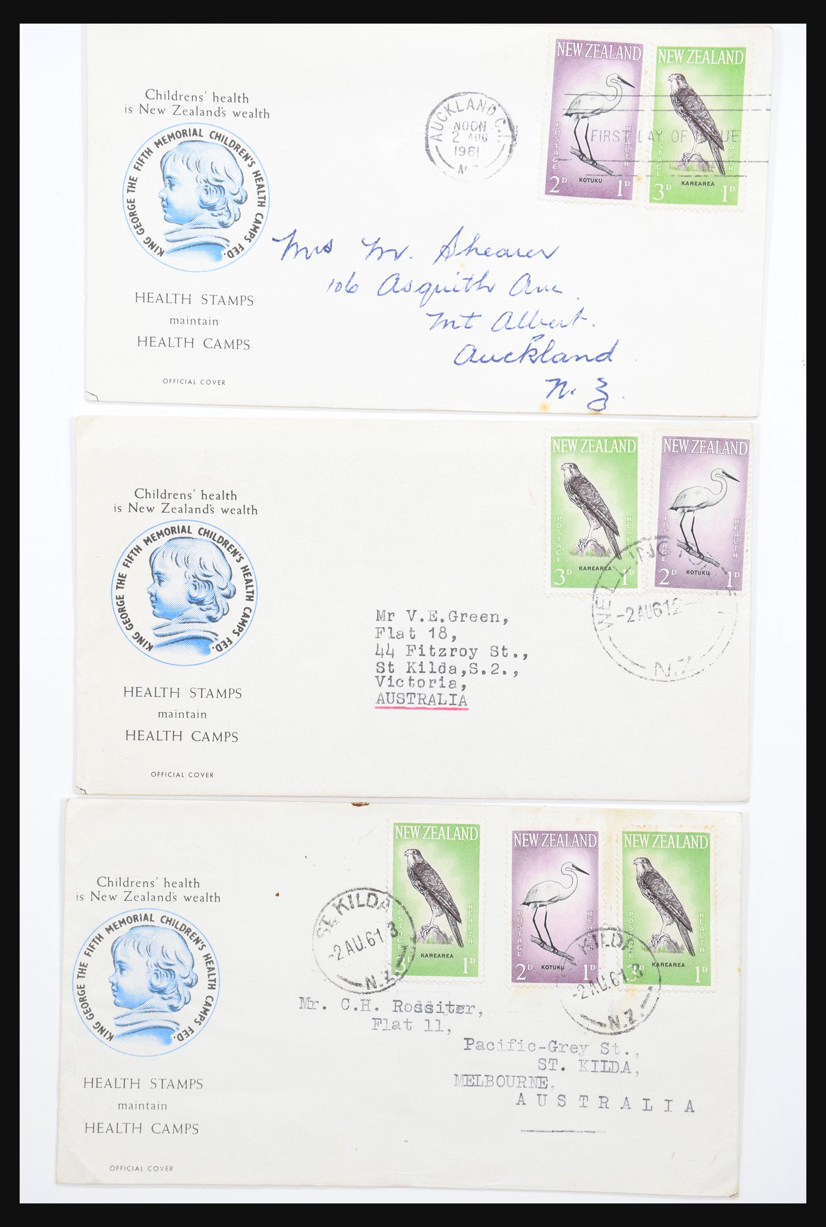 30821 020 - 30821 New Zealand FDC's 1960-1971.