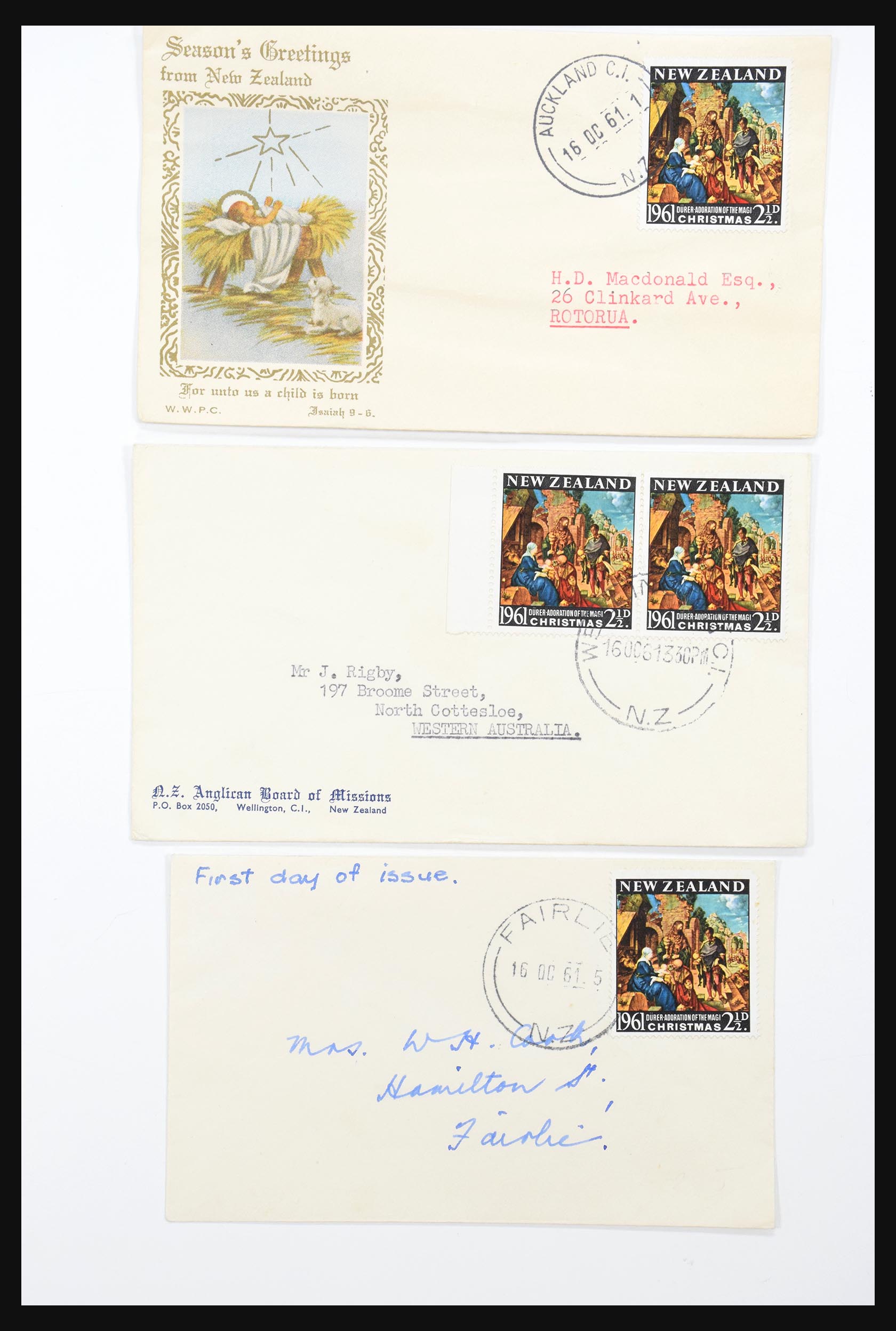 30821 027 - 30821 New Zealand FDC's 1960-1971.