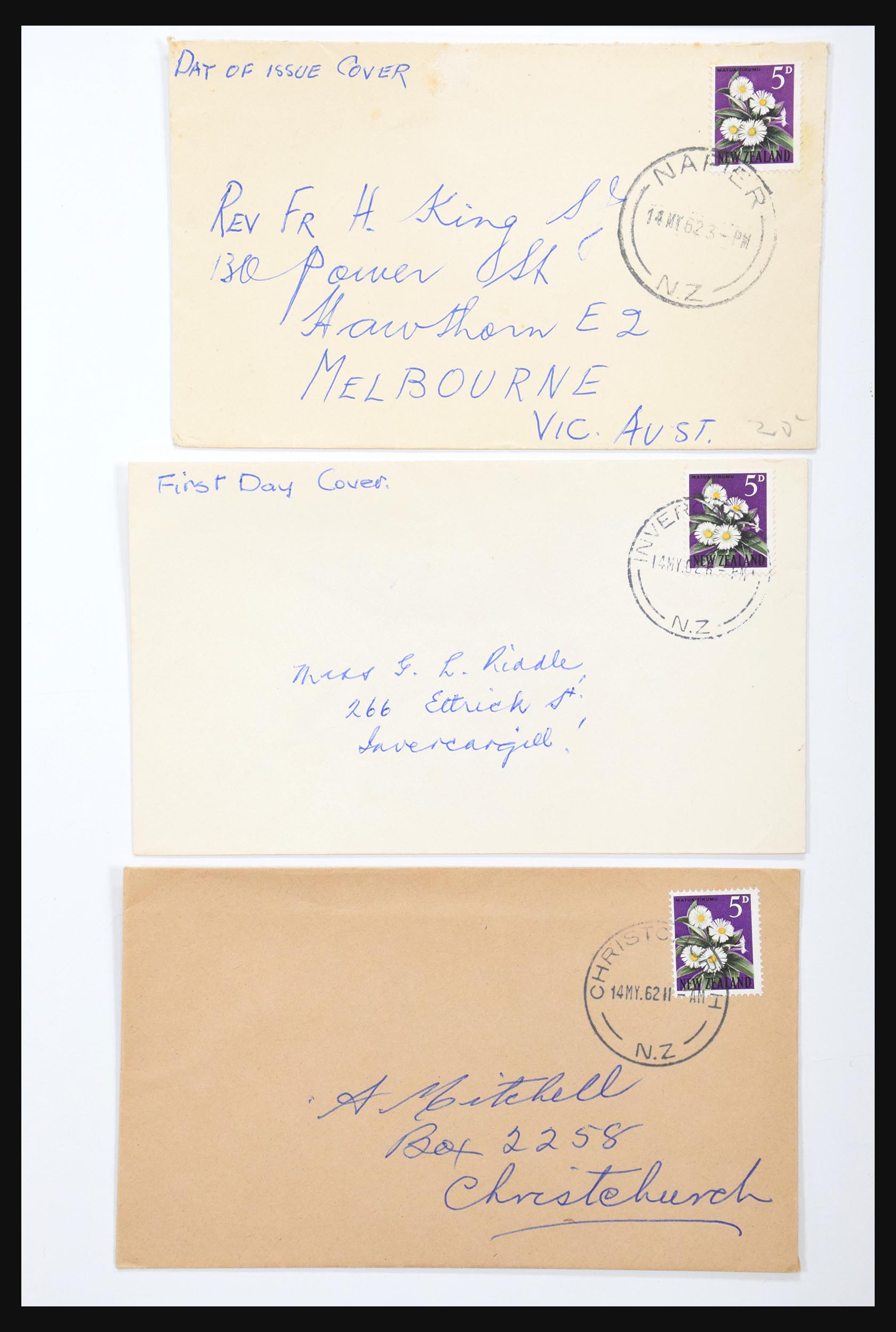 30821 030 - 30821 New Zealand FDC's 1960-1971.